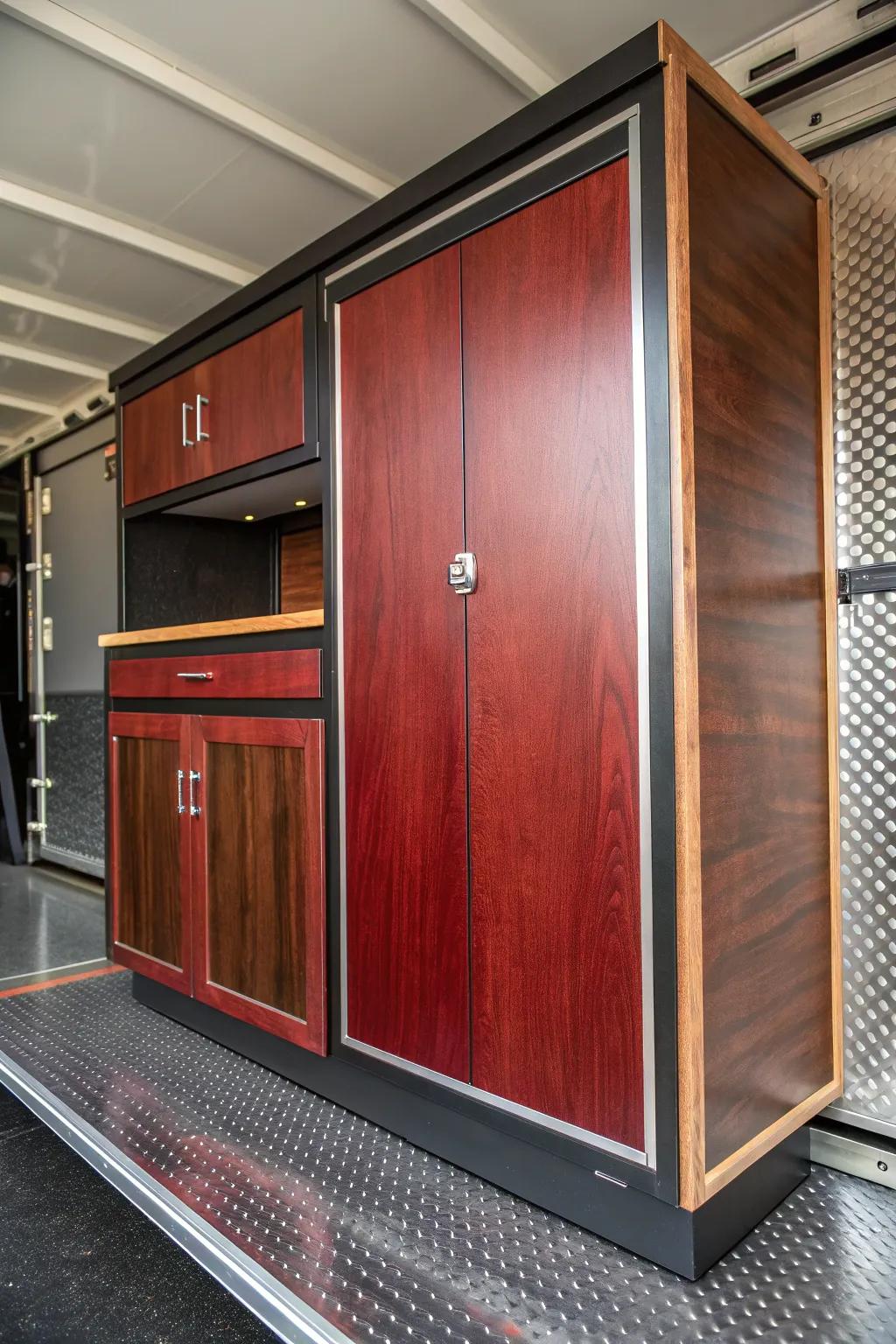 Unlock the Mystery: Discover the Elegance of Hidden Compartments in Your Trailer.