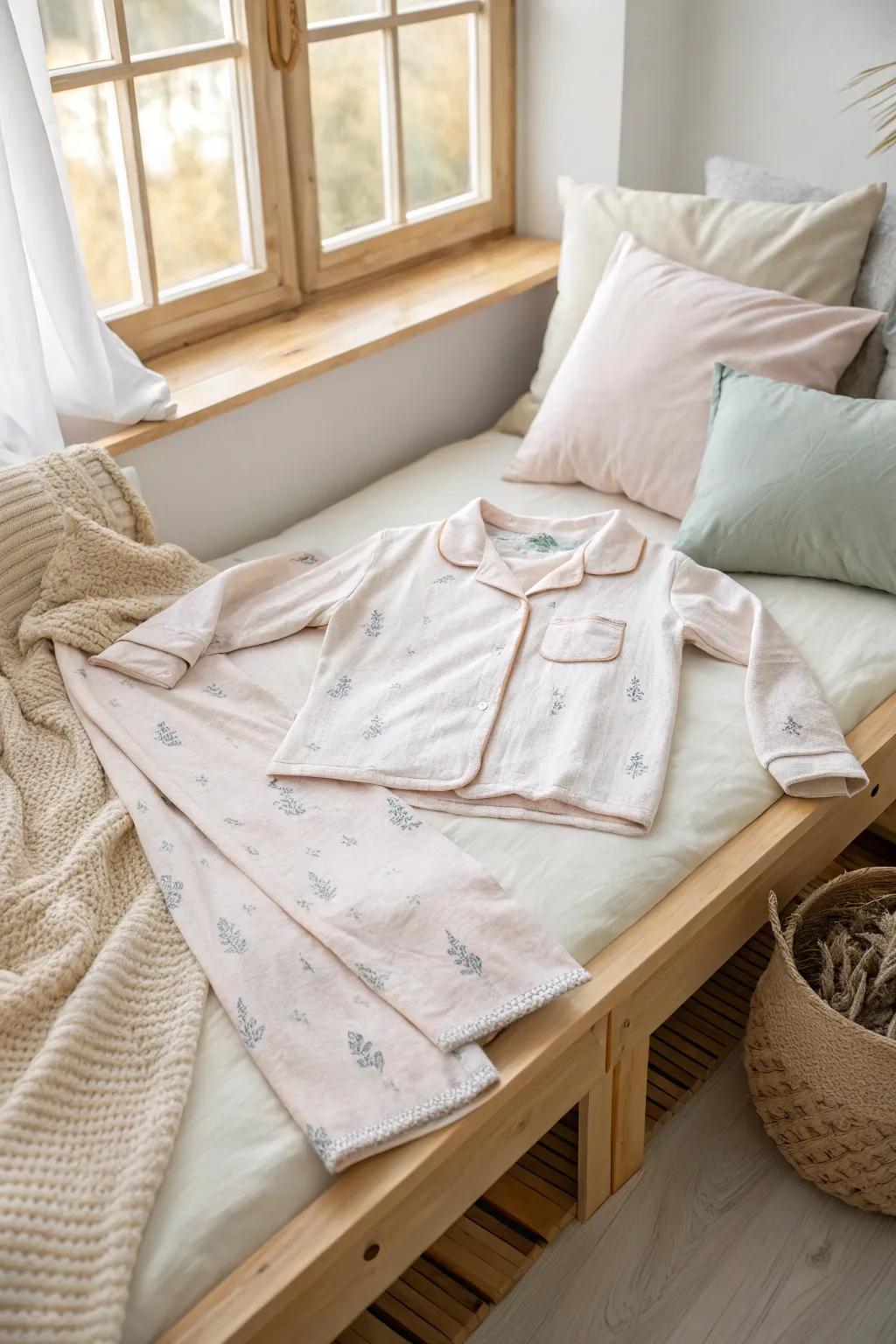 Embrace the joy of togetherness with matching family pajamas, where style meets comfort for a cozy Valentine's celebration.