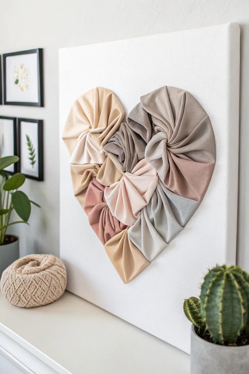 Discover the beauty of textured heart art with a minimalist and Boho touch. Perfect for adding a personal flair to your space!