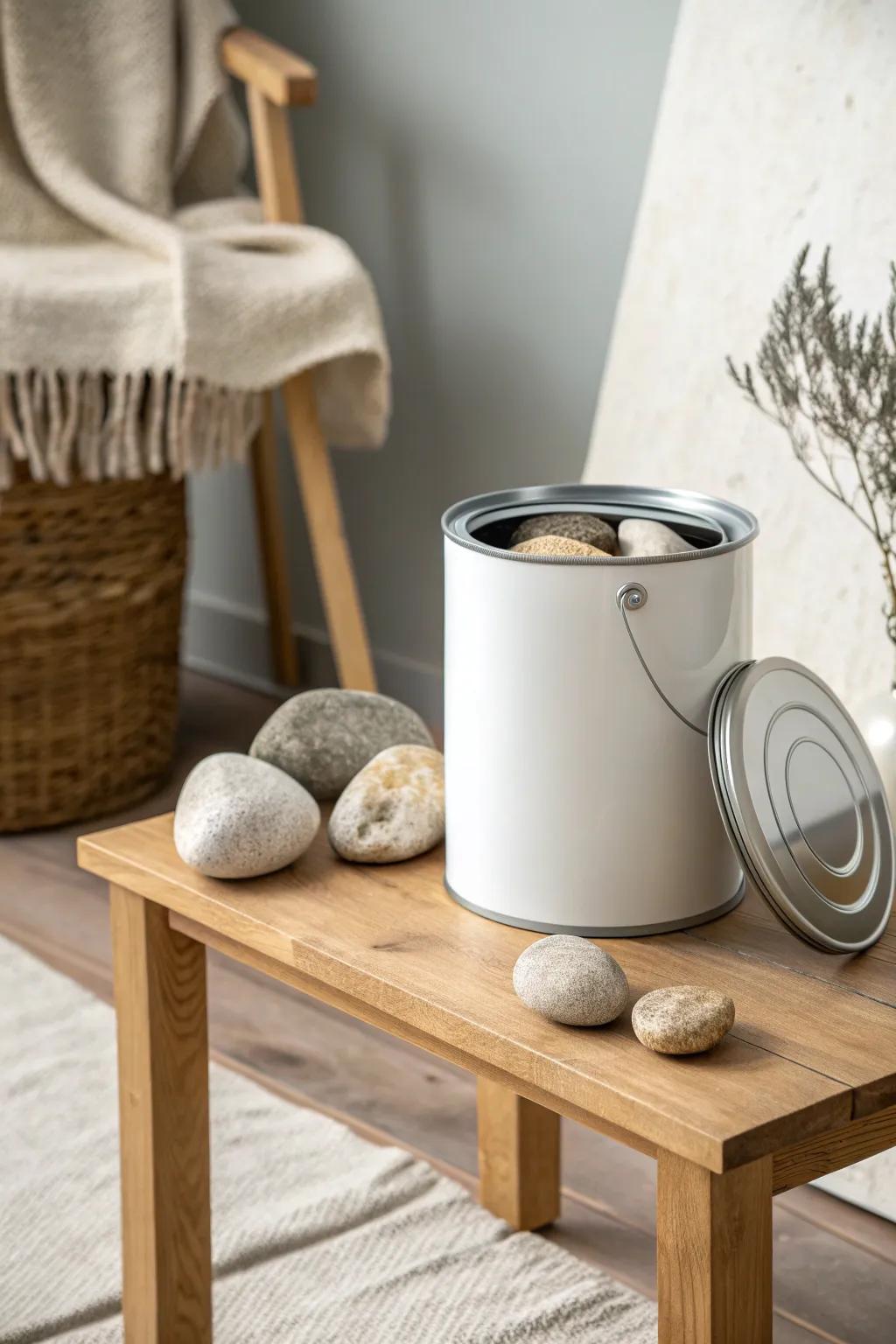 Transform old into gold: Discover the beauty of homemade rock tumblers with a touch of Scandinavian elegance.