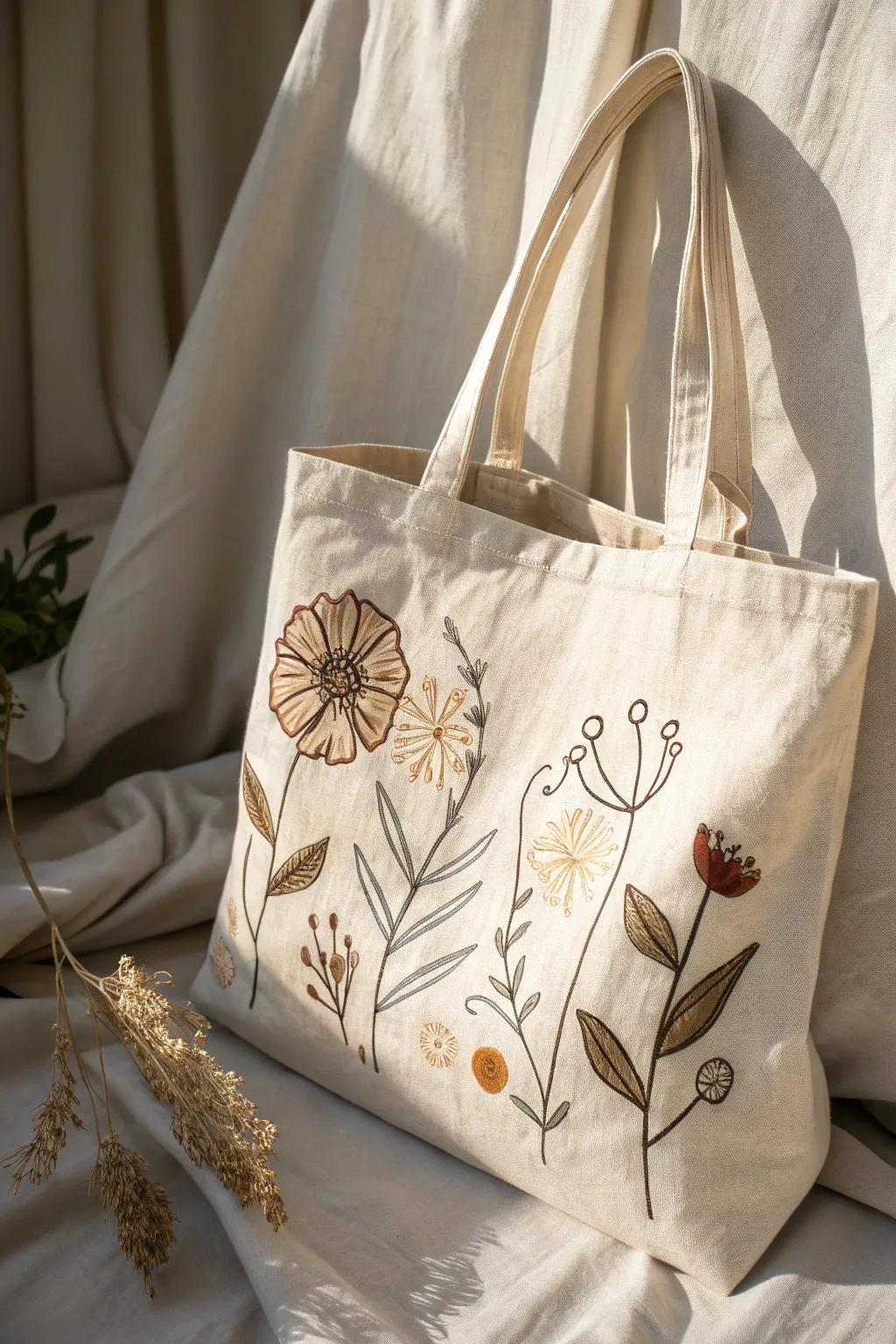 Carry your essentials in style with this personalized, hand-painted tote bag – the perfect last-minute teacher gift!