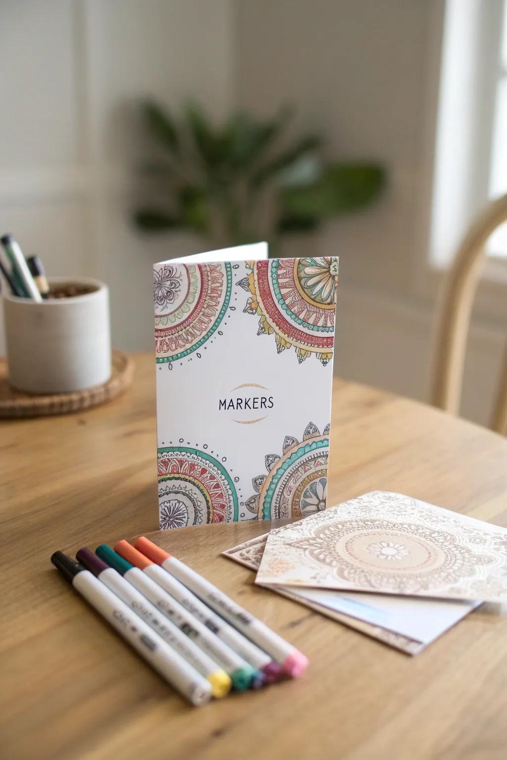 Craft heartfelt connections with handmade marker artistry.