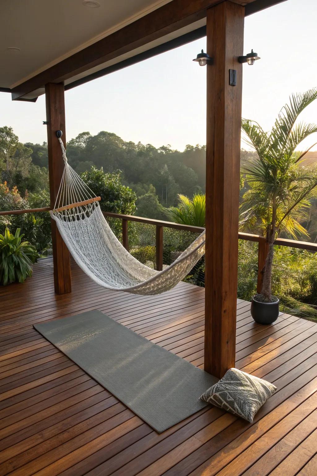 Transform your deck into a Zen Corner: A haven of tranquility and craftsmanship.