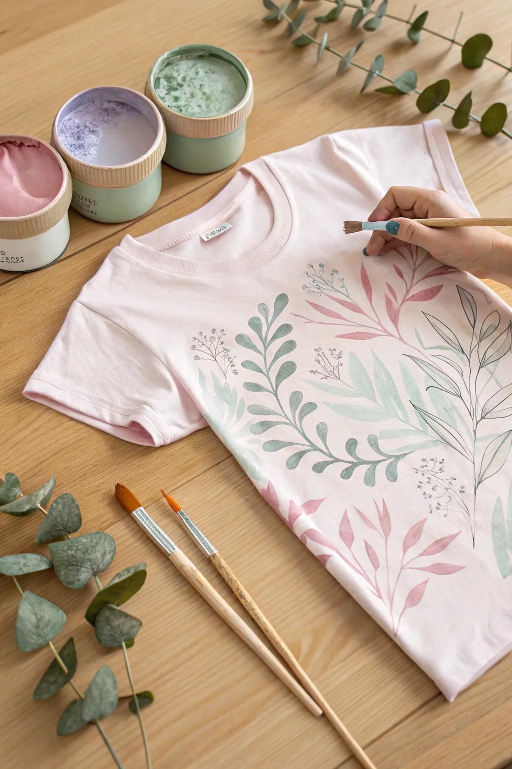 Unleash creativity with personalized painted t-shirts—a timeless keepsake from your tween's paint party!