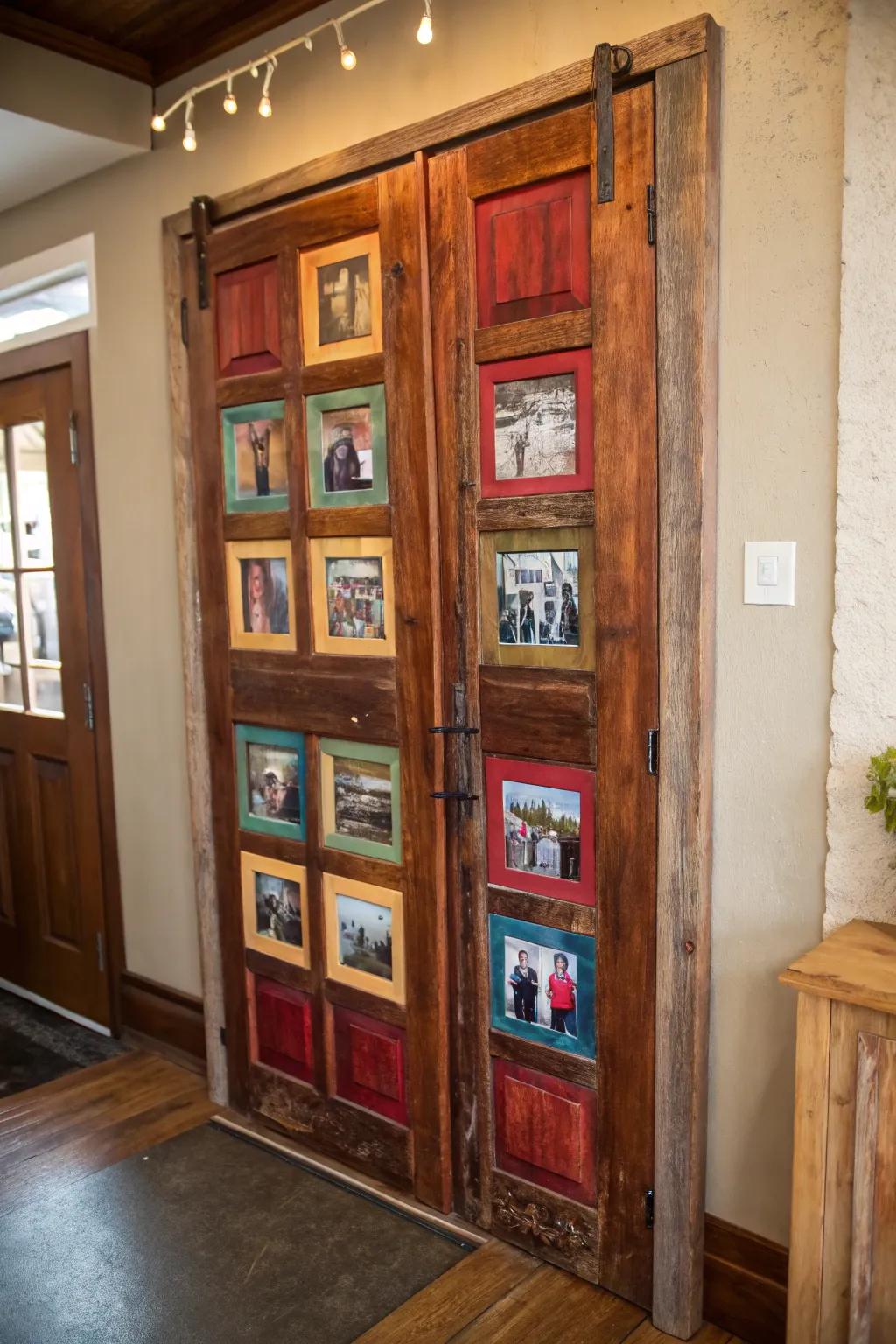 Transform nostalgia into art with a door photo gallery.