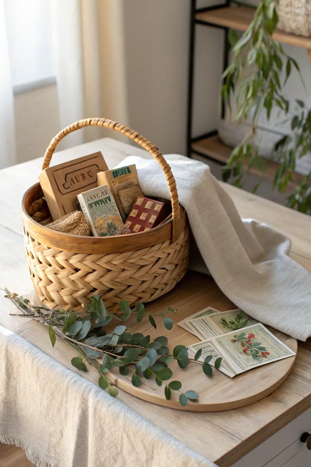 Elevate your game nights with a touch of Scandinavian elegance and boho charm. 🎲🃏 #GameNightBasket #MinimalistBoho