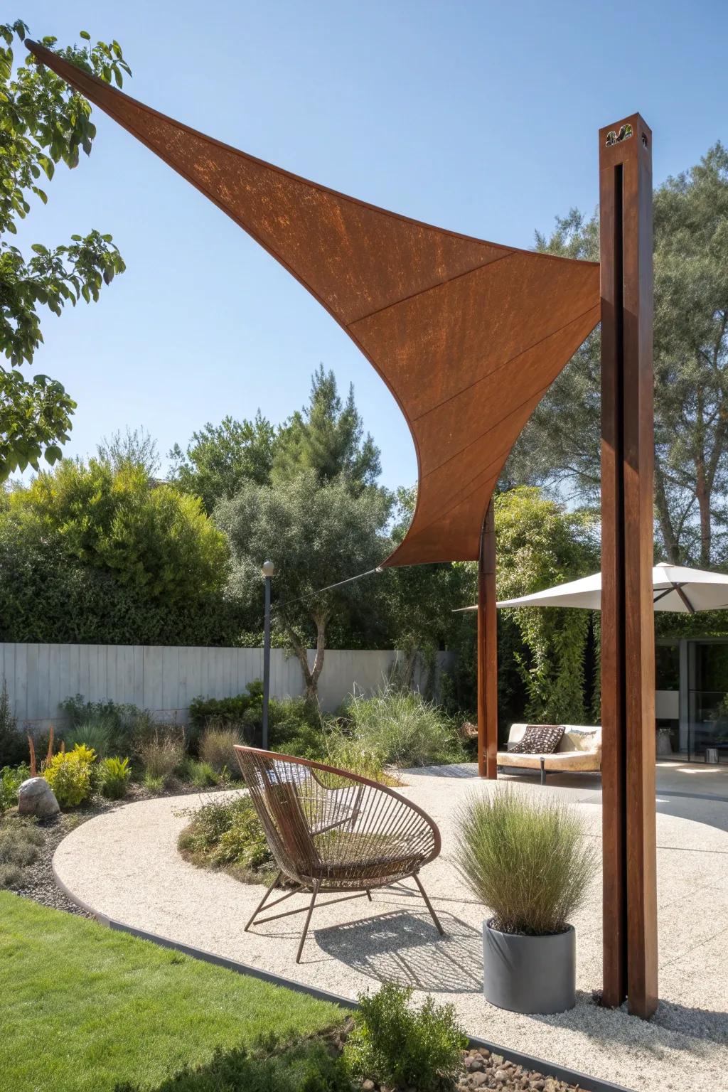 Transform your outdoor space with the timeless elegance of corten steel.