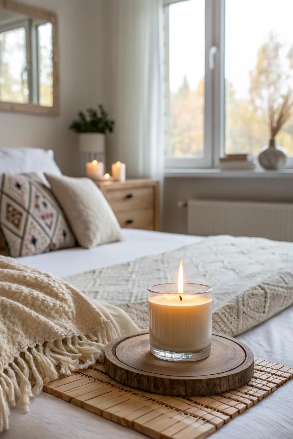 Summer scents create a welcoming and refreshing ambiance in your bedroom.