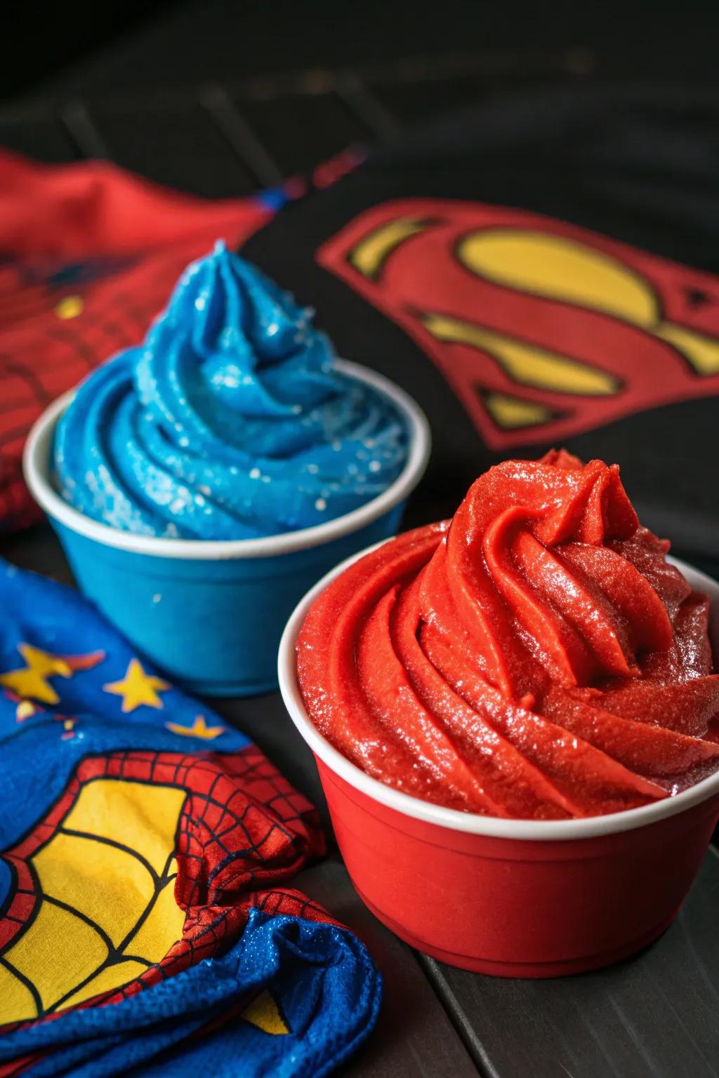 Unleash your inner hero with this electrifying superhero slime! A sensory delight for all ages.