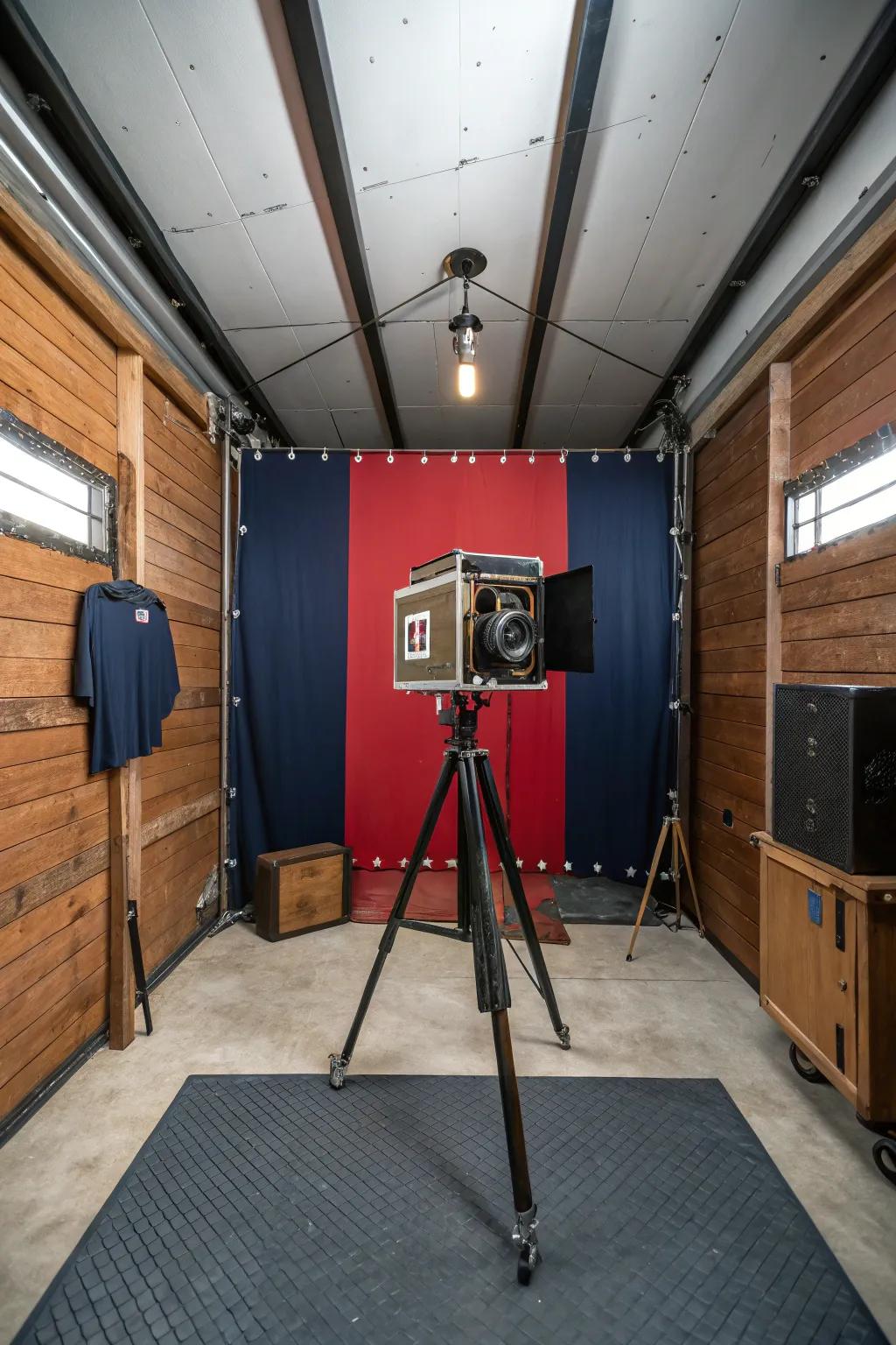 Transform your toy hauler garage into the ultimate photography studio on wheels!