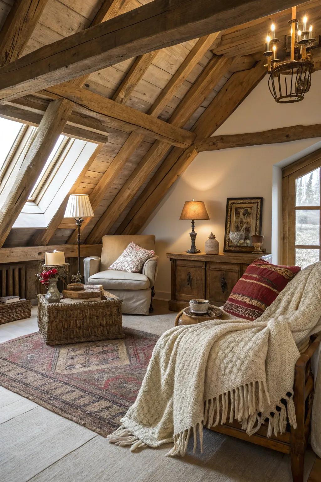 A charming rustic retreat that feels like a countryside escape.