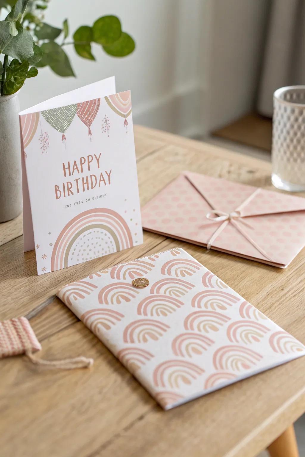Uncover the love with a hidden message: a birthday card that surprises and delights.