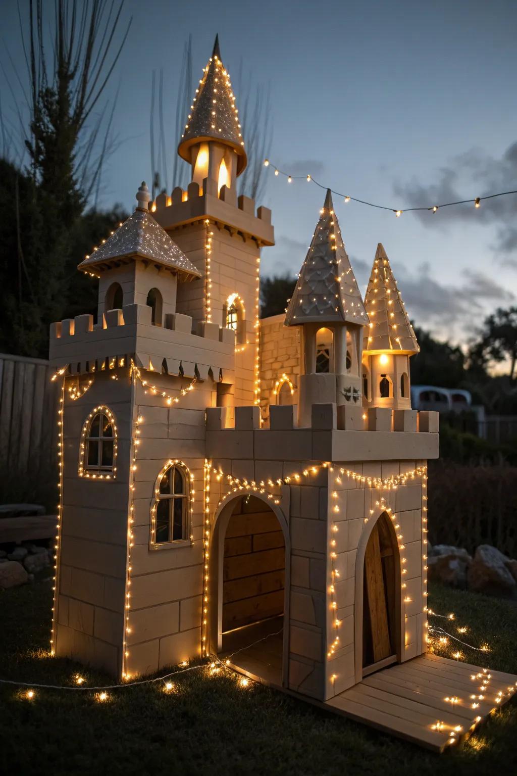 Transform your imagination into reality with a glowing box castle masterpiece.