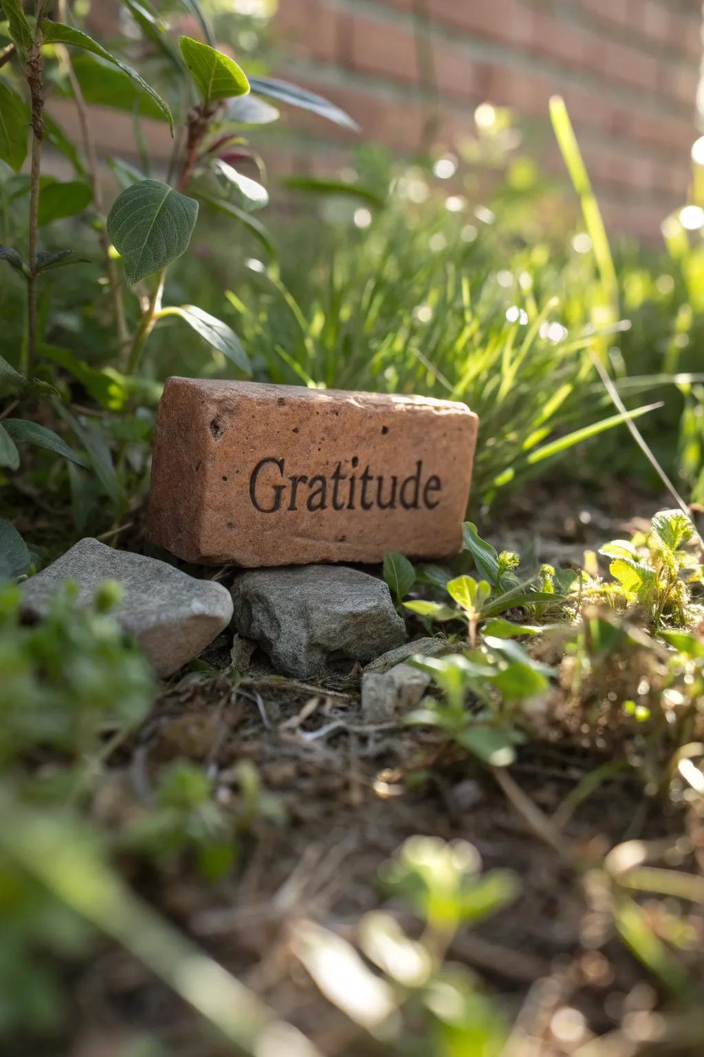 Pave your path with gratitude—each step a reminder of life's blessings.