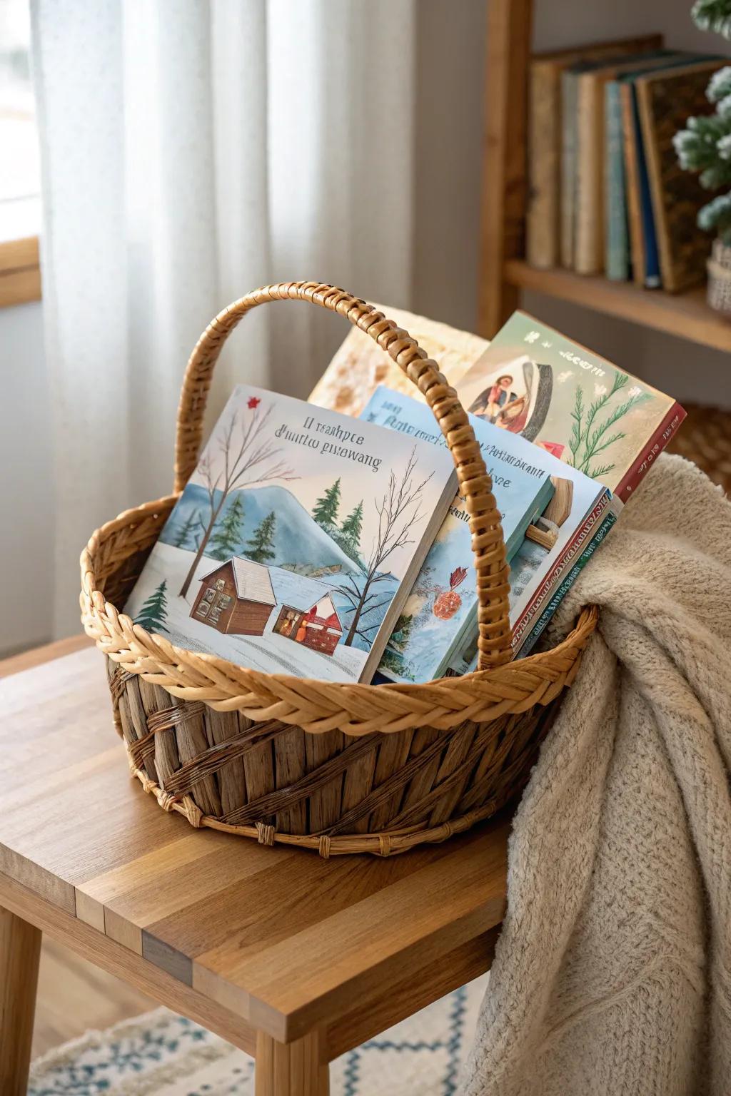 Cozy up with winter tales by the fire - a touch of magic in every page.