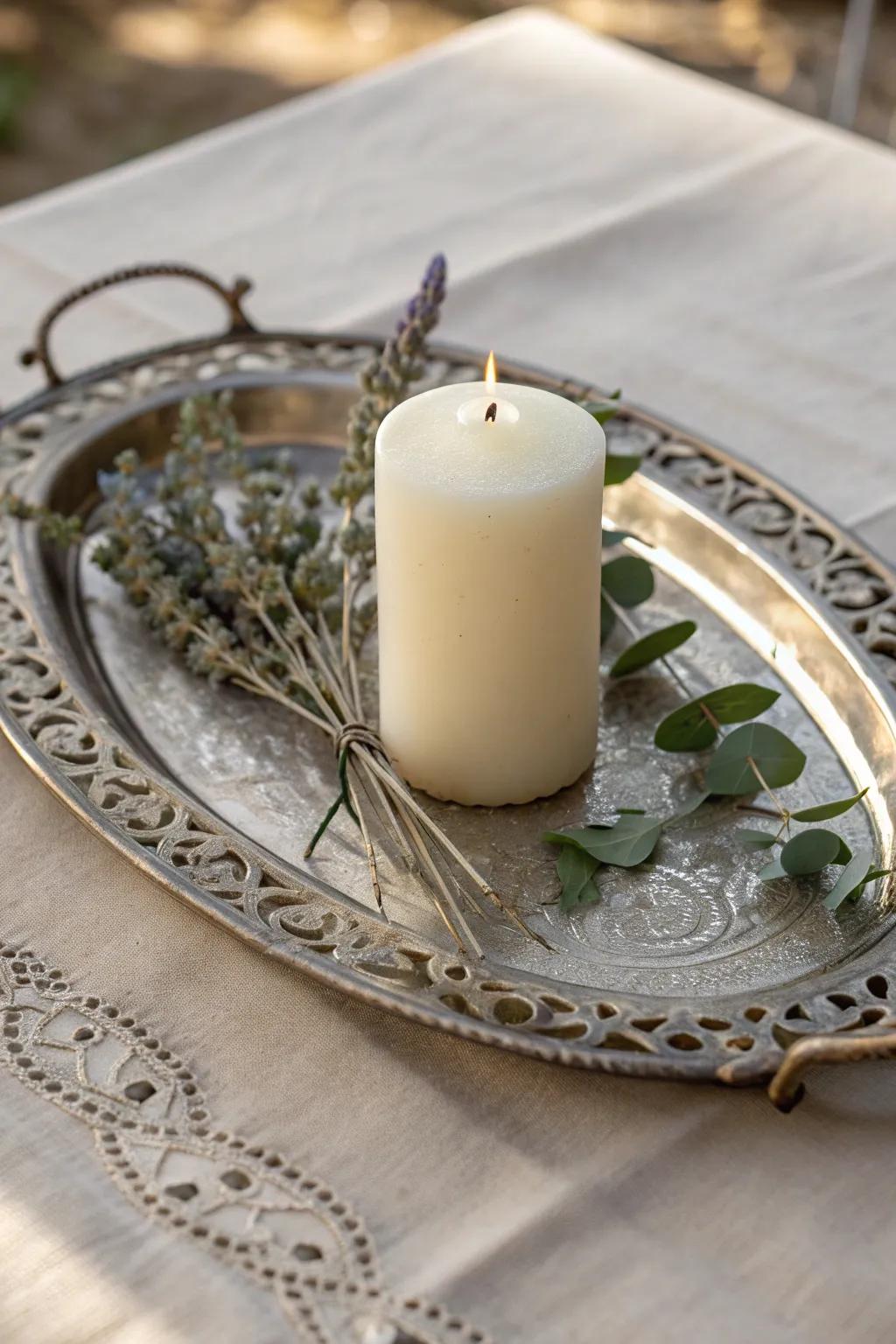 Elevate your craft show display with a touch of vintage charm and natural beauty.