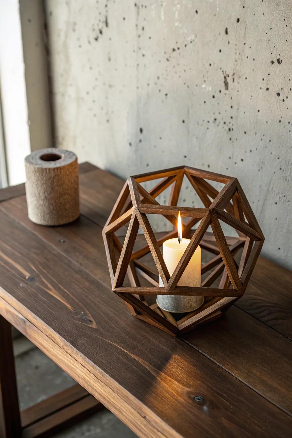 Illuminate your space with the art of geometry—where light meets shadow.