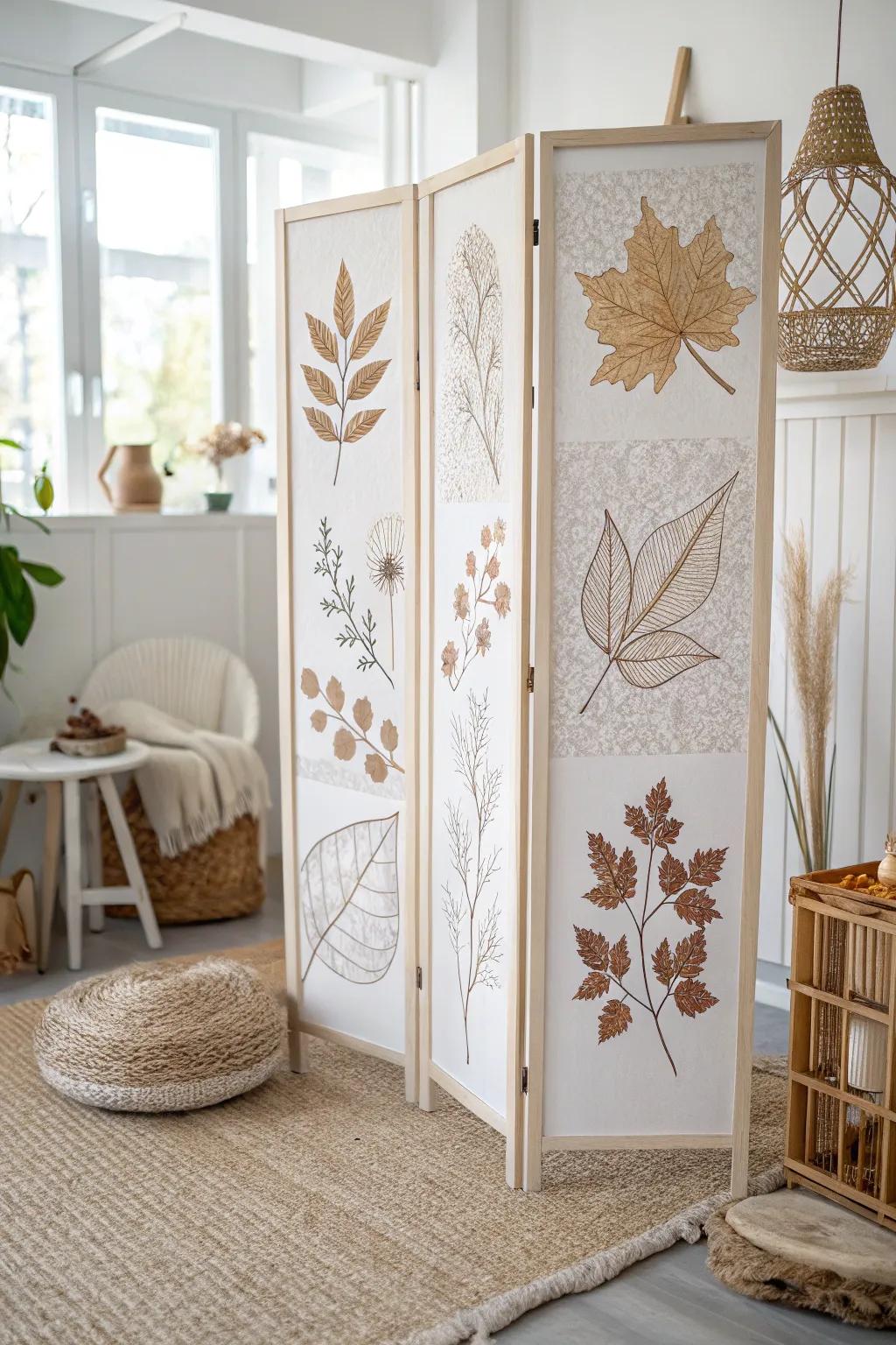 Embrace Seasonal Splendor with Creative Tri-Fold Designs 🌿🍂 #MinimalistBeauty #ScandiBoho