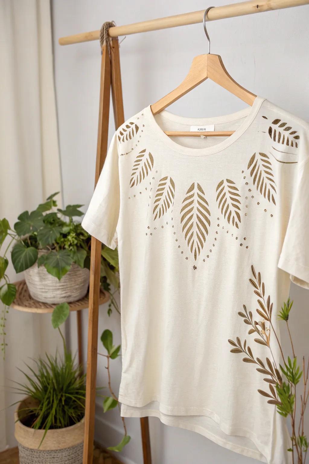 Elevate your style with cutout creativity—where simplicity meets artistic flair.