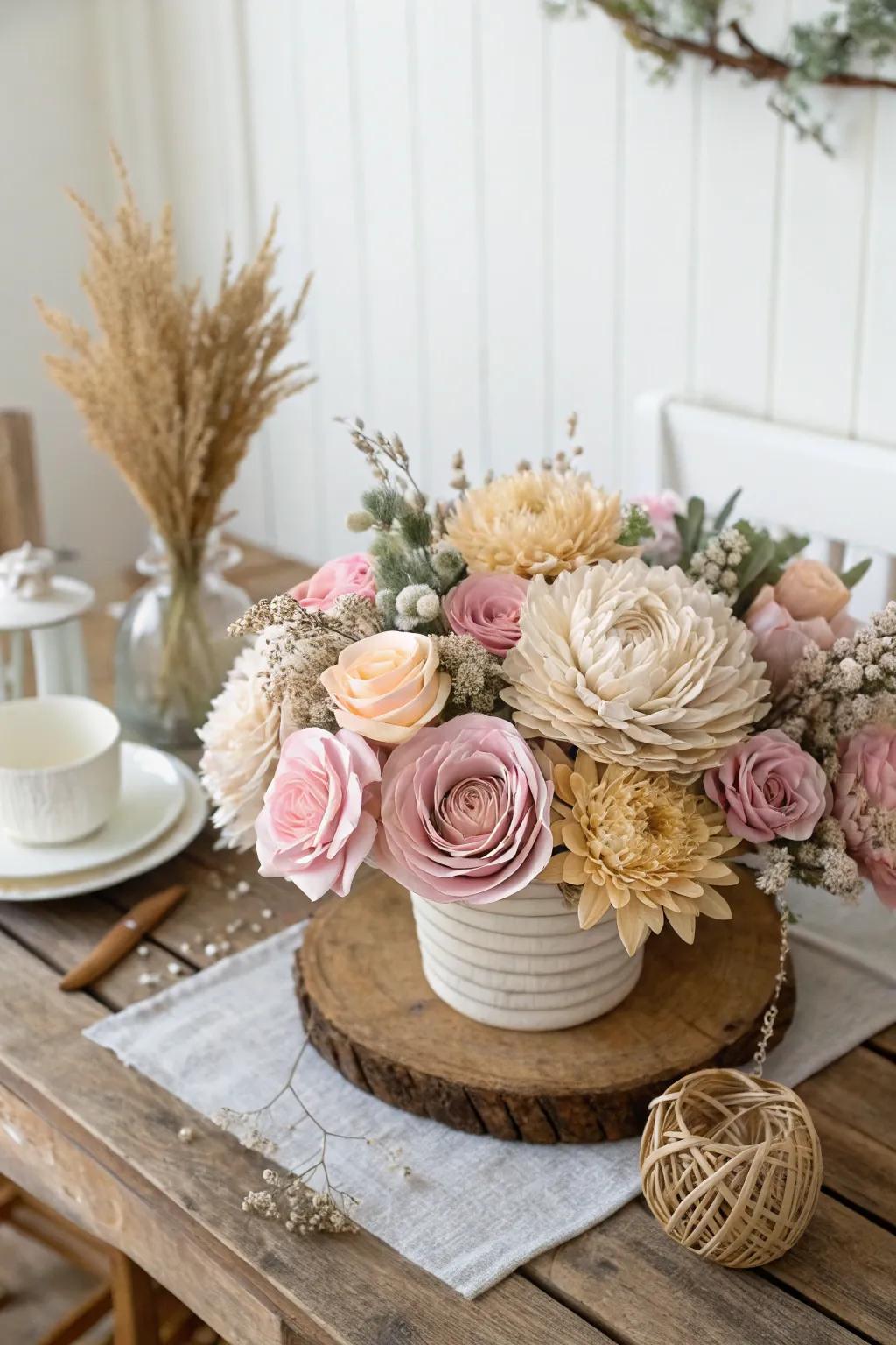 Crafted Elegance: Timeless Paper Blooms for a Memorable Celebration 🌸✨
