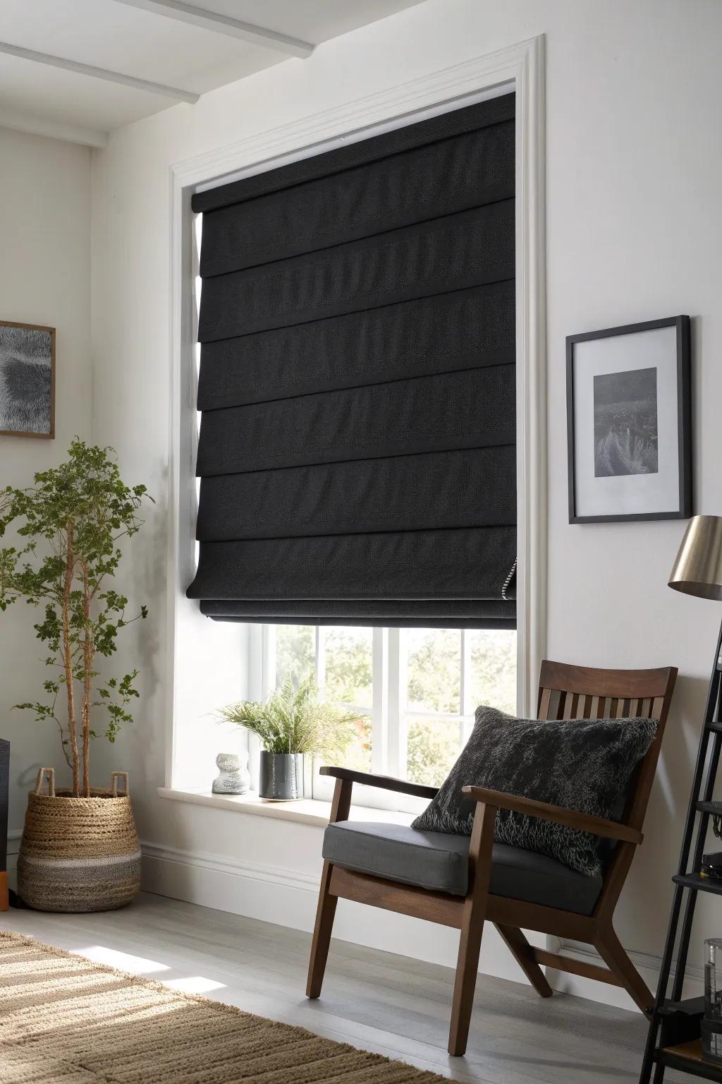 Elevate your space with stylish and effective blackout blinds for the ultimate in light control.