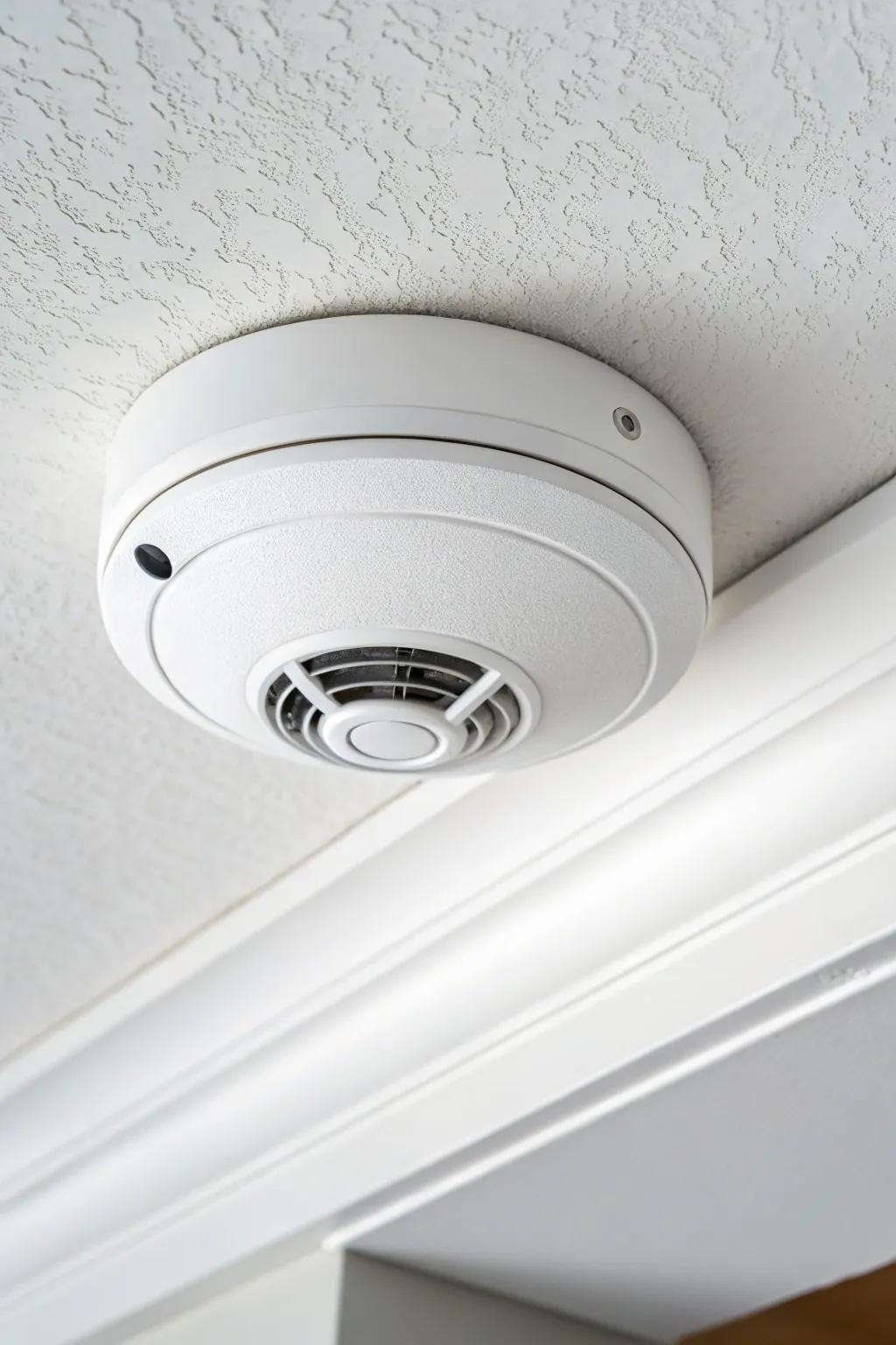 Elevate your home security with a cleverly disguised camera in a smoke detector.