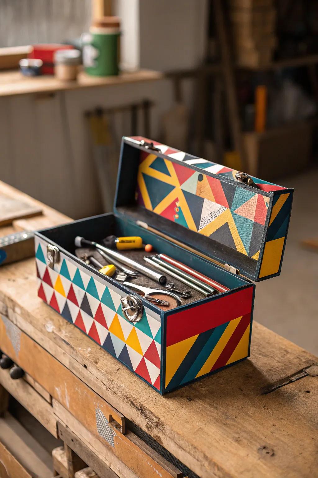 Unleash your creativity with a uniquely themed tool box that truly reflects your personality.