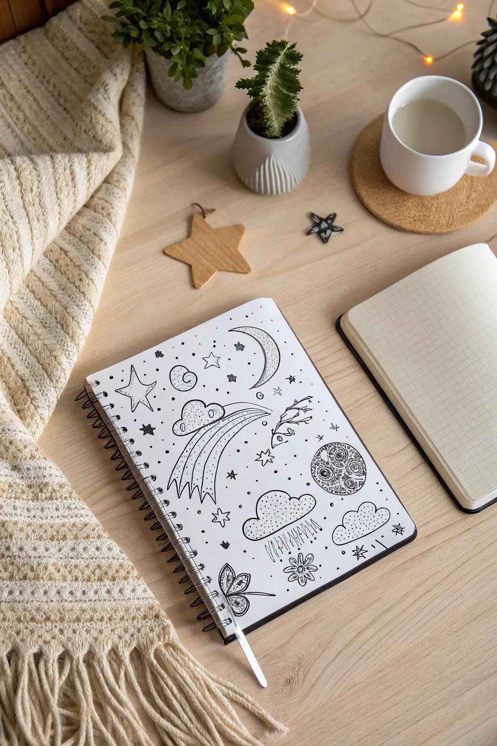 Unleash your imagination—let your dreams doodle the day away.