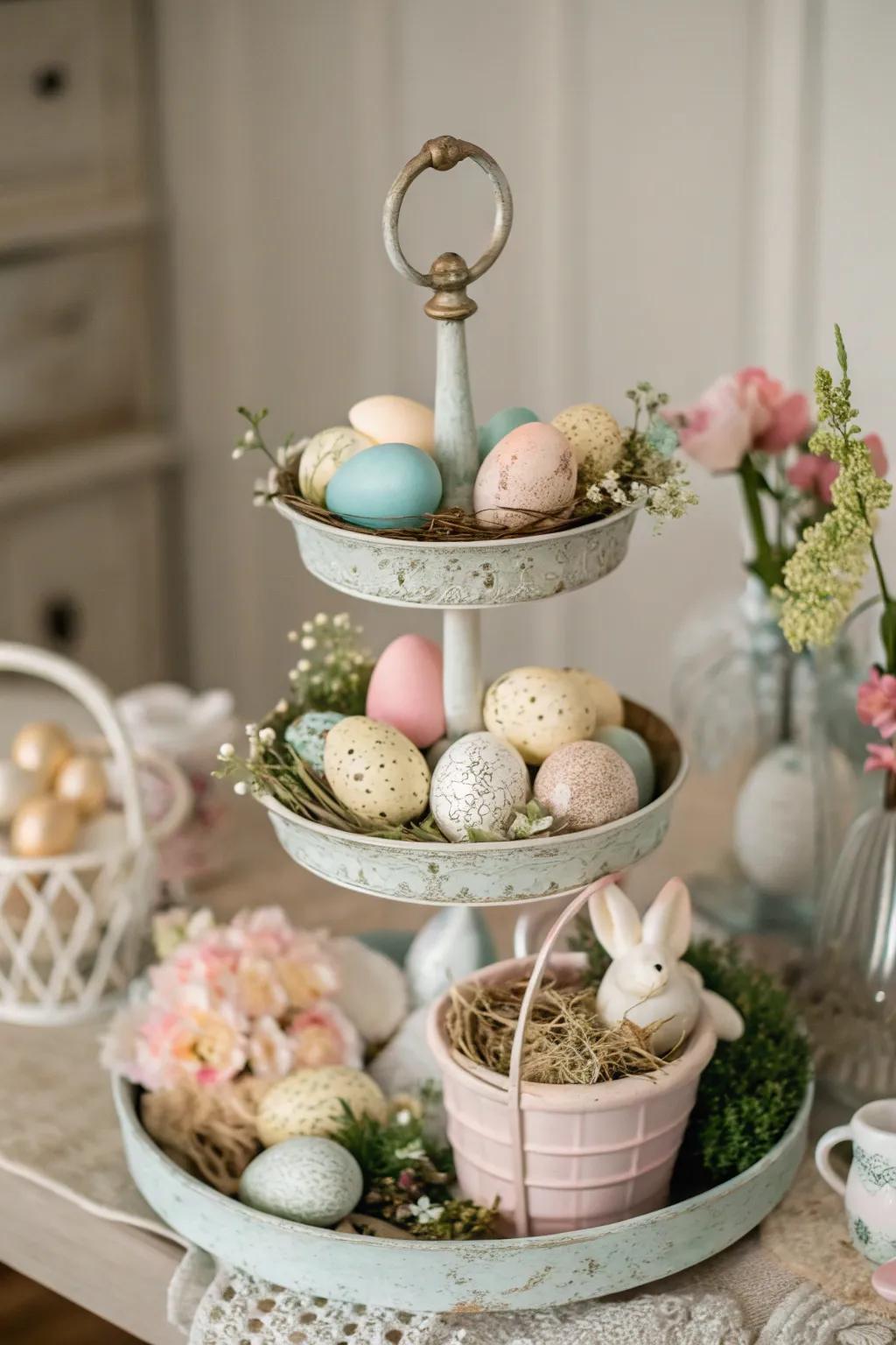 Vintage items add character and a timeless touch.