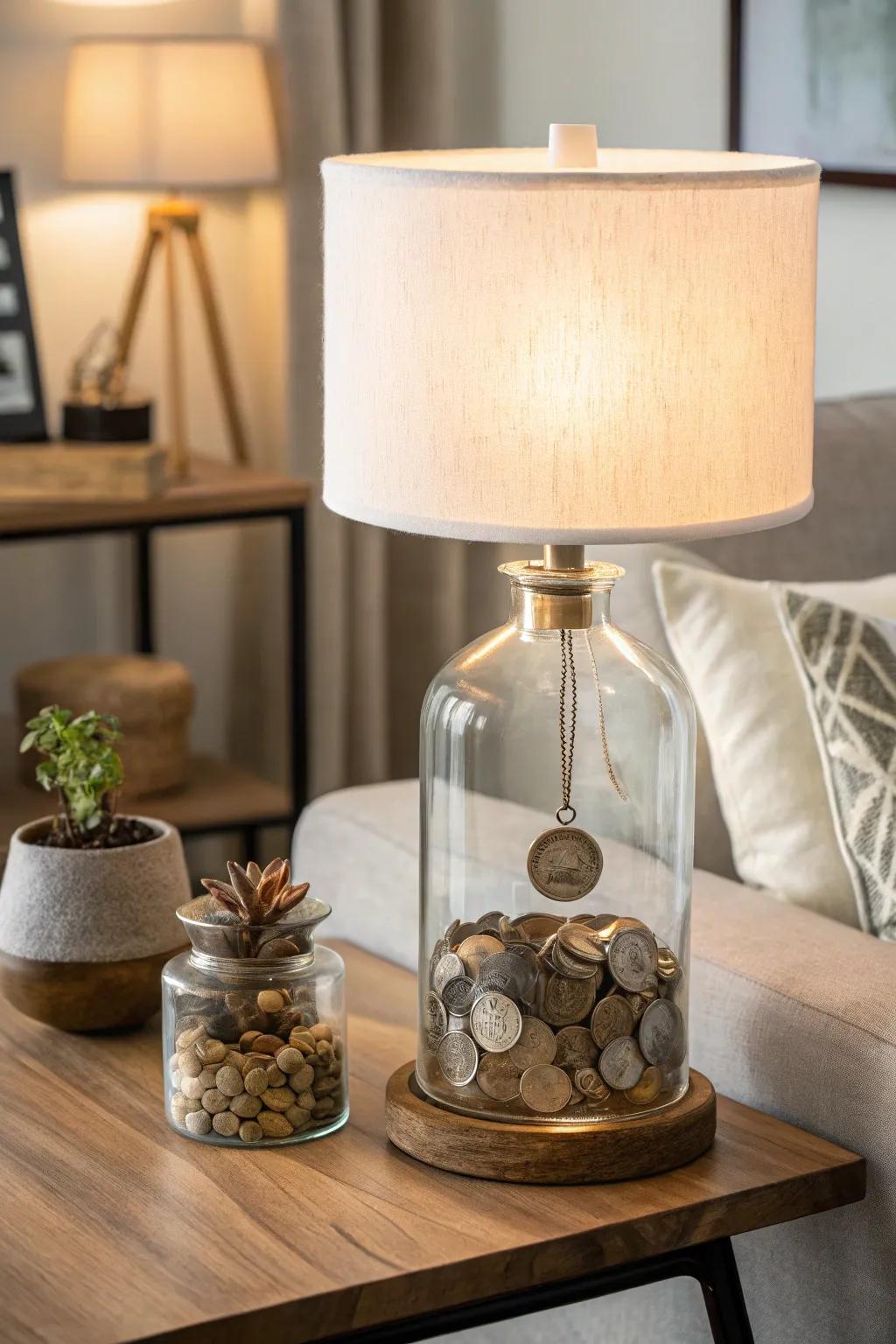 Illuminate your space with history and elegance - showcase your treasured coin collection in style.