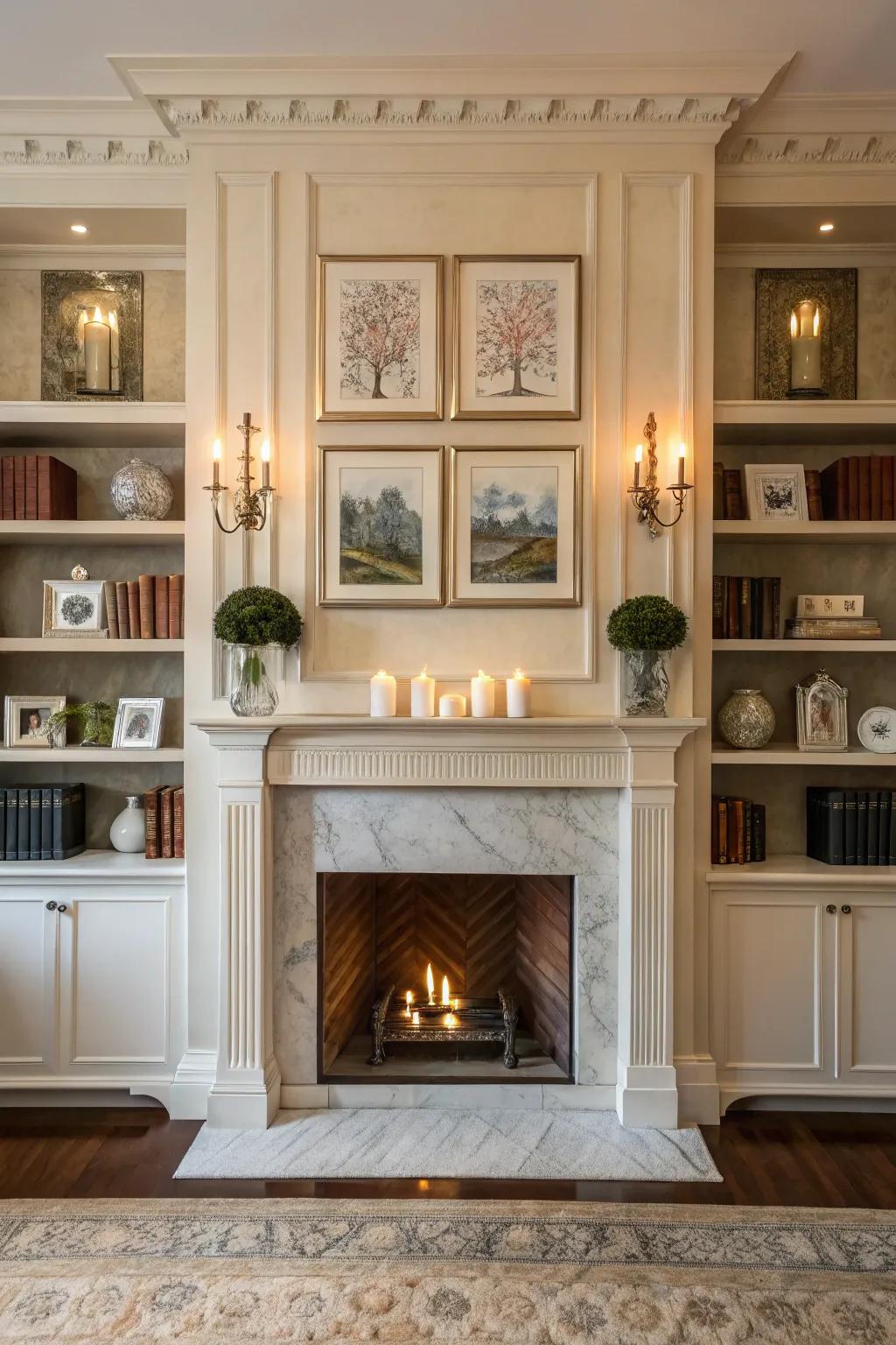 Symmetrical design brings order and elegance to your space.