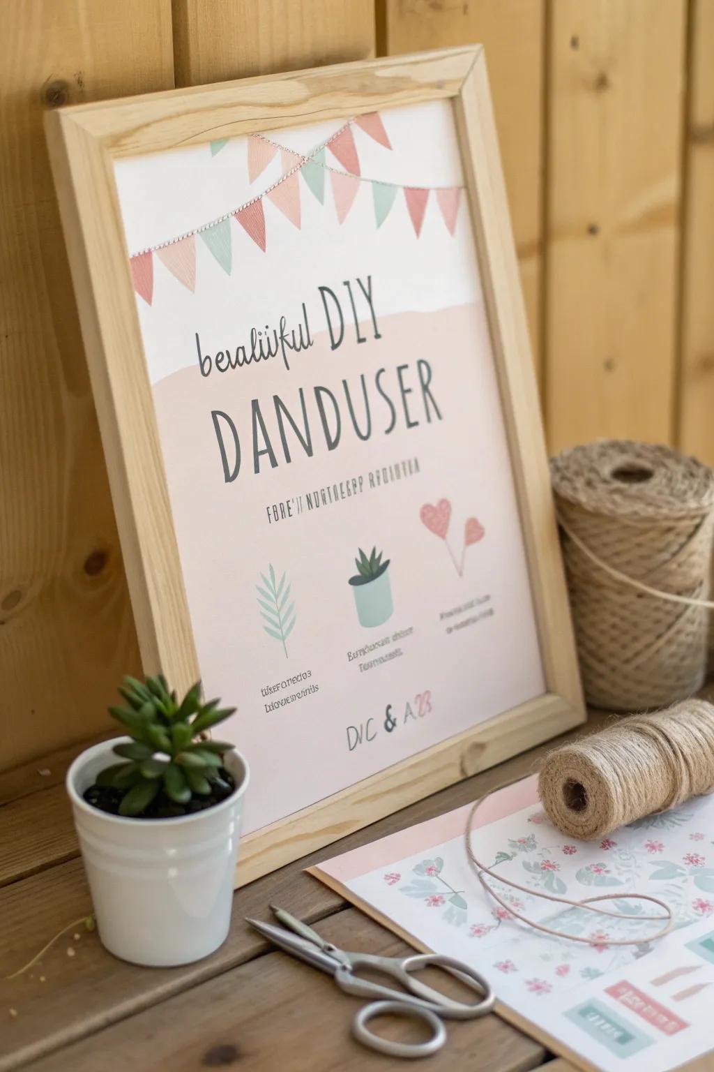 Elevate your DIY fundraiser posters with a touch of digital magic for a polished, minimalist aesthetic.