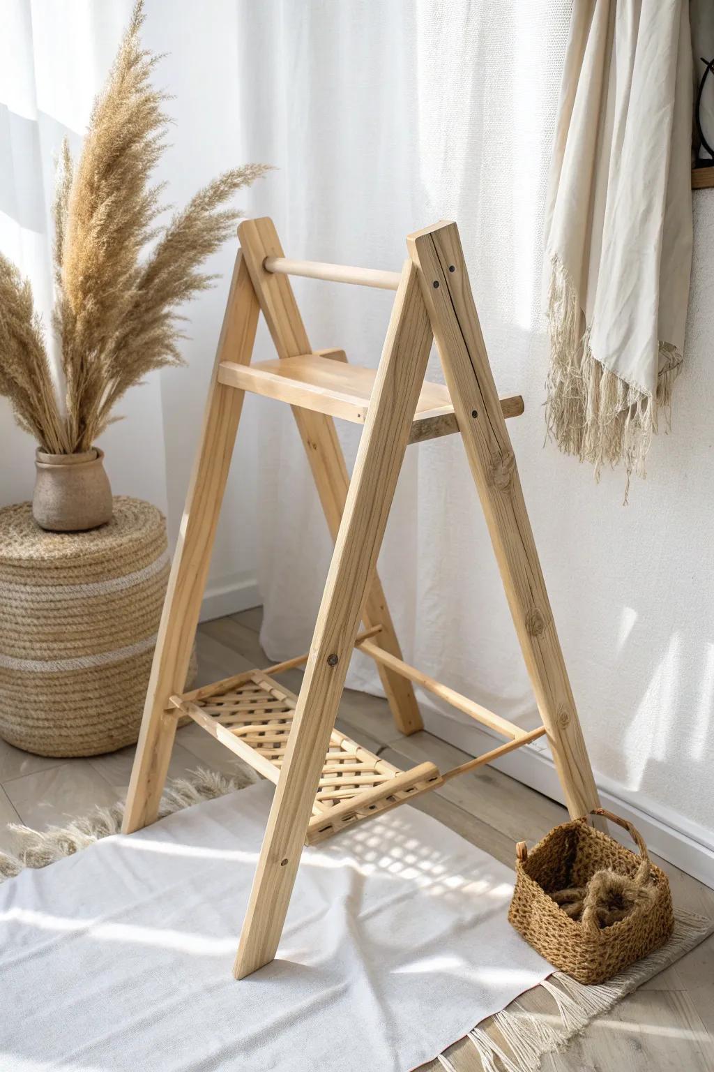 Elevate your DIY projects with this elegantly crafted folding sawhorse – where simplicity meets style.