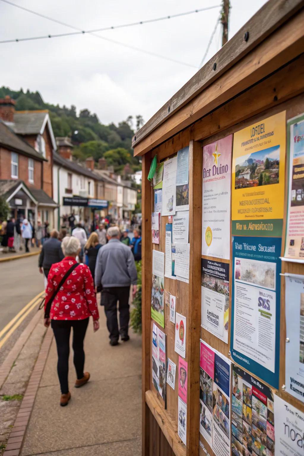 A swap and sell section on the bulletin board promoting community sharing.