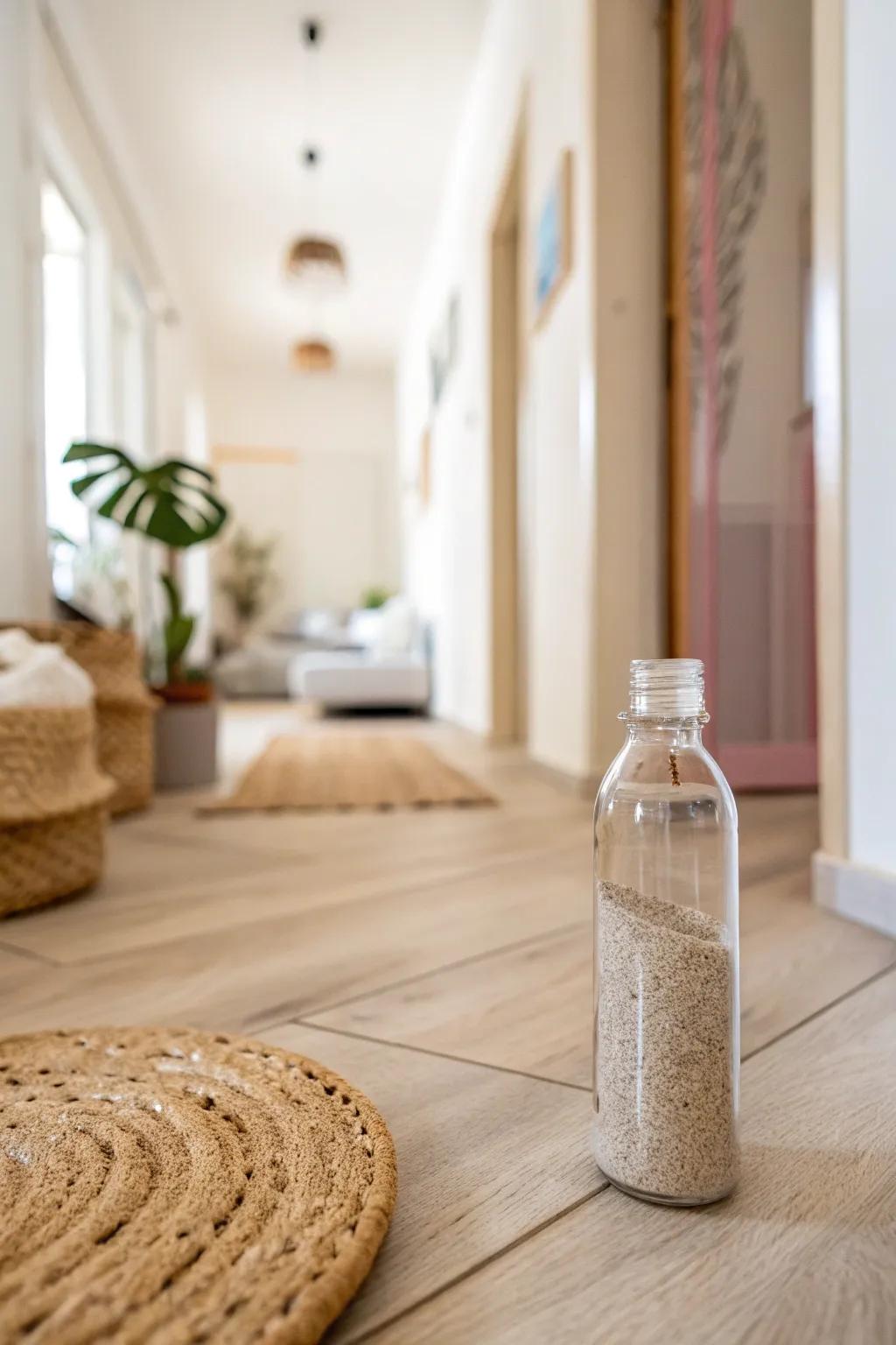 Turn a rainy day into a playful adventure with minimalist Bottle Bowling!