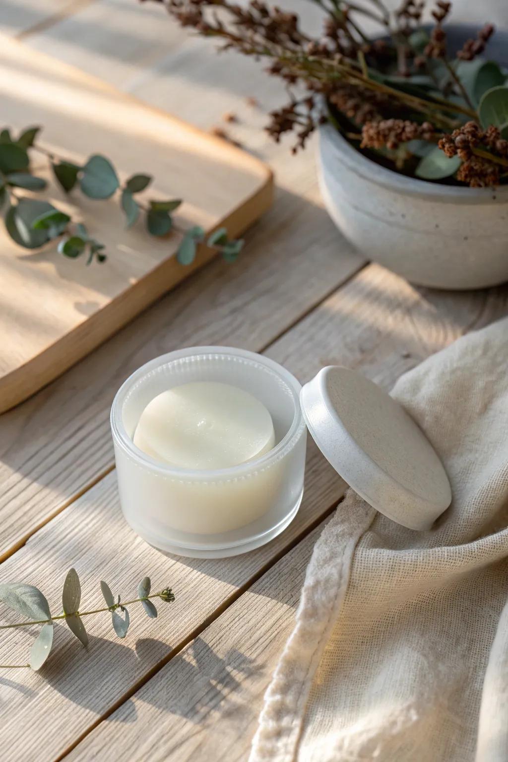 Elevate your lotion bar packaging with chic deli cups—where minimalism meets playful elegance.