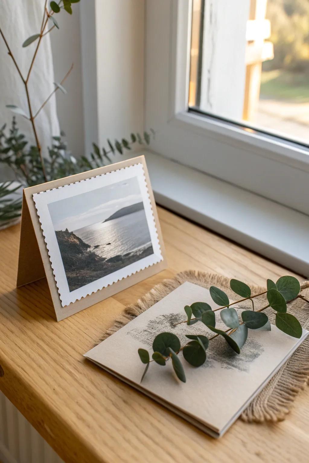 Capture your memories with elegance and simplicity through handcrafted photo cards.