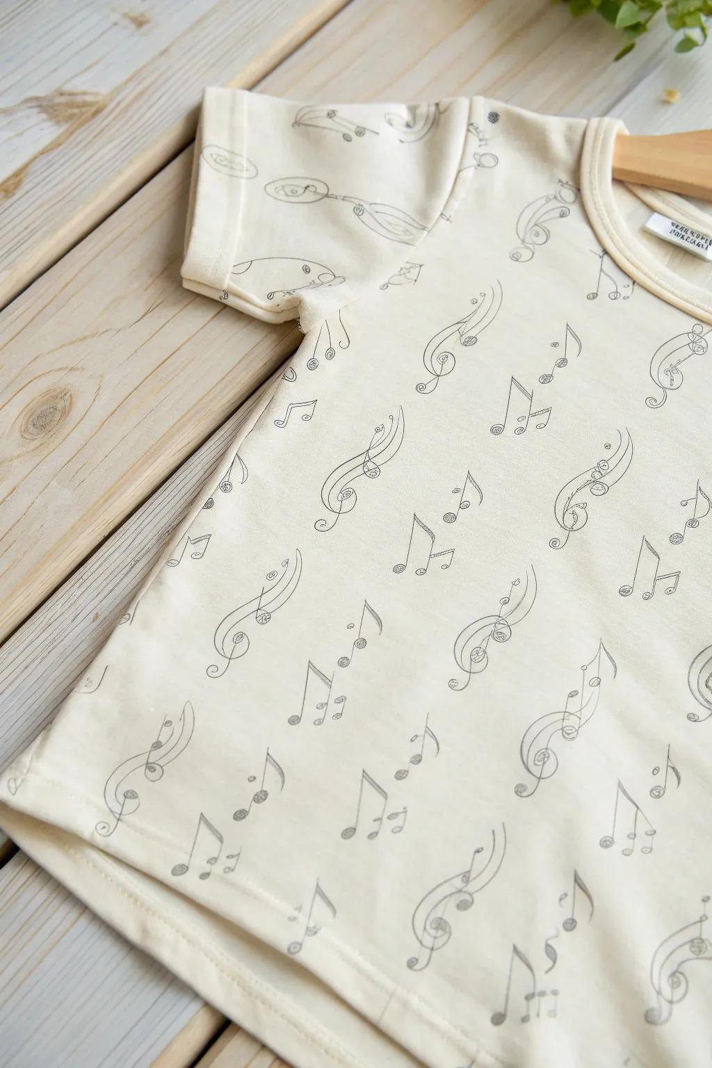 Strike the right note with minimalist musical charm for your little rockstar.