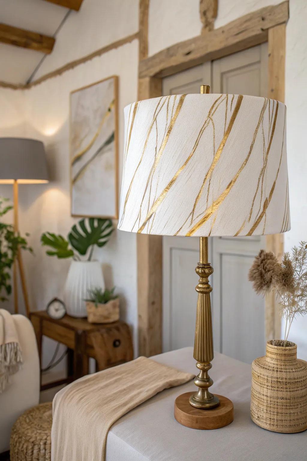 Elevate your space with a touch of golden glamour.