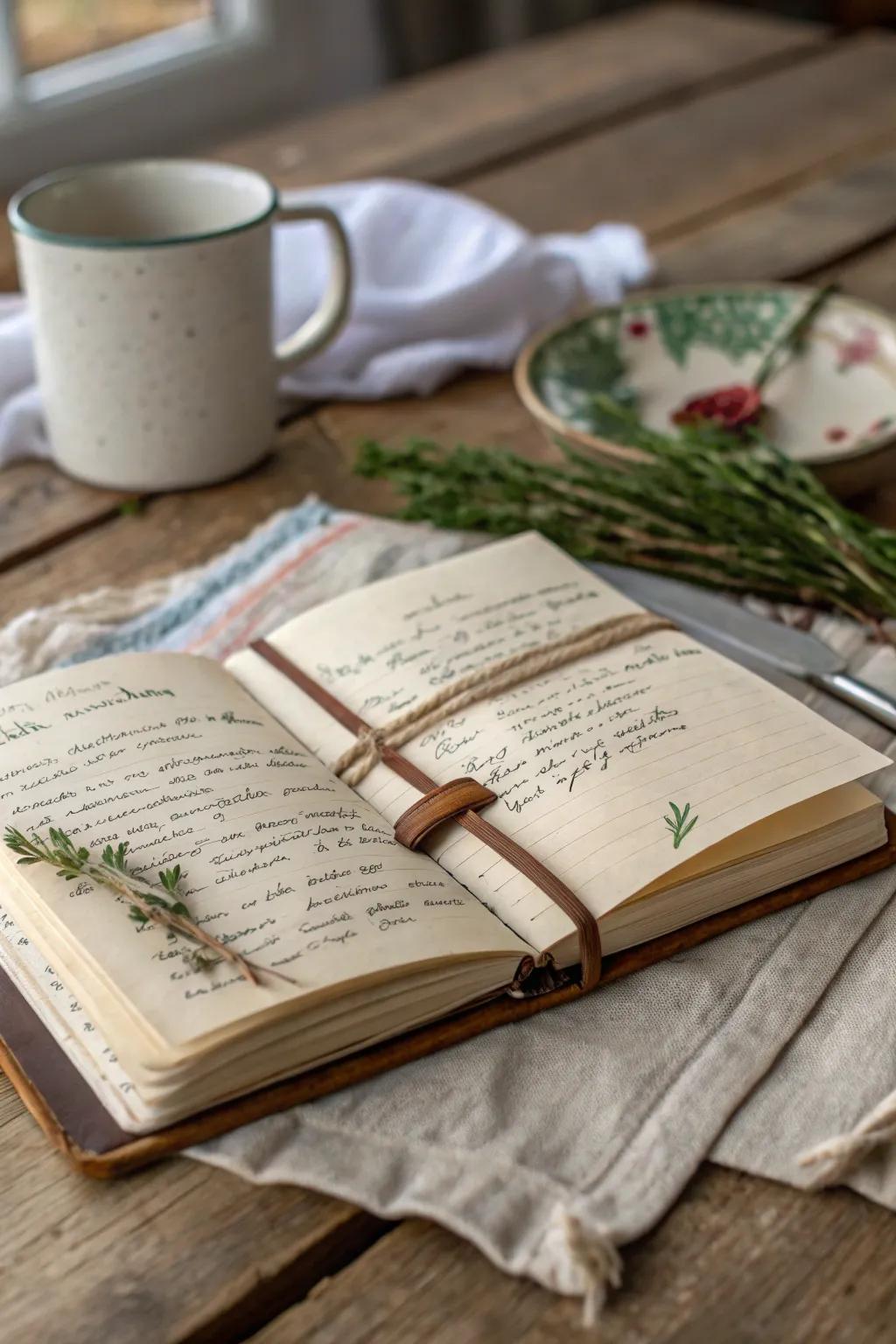 Capture memories and flavors with a personalized recipe book – the perfect heartfelt gift for shared culinary adventures.