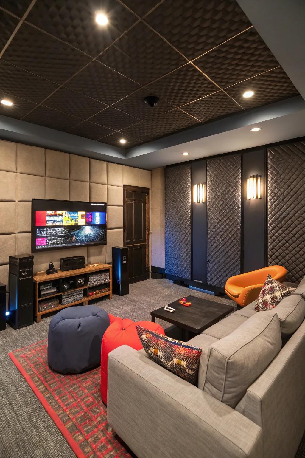 Soundproofing solutions ensuring a harmonious and undisturbed home.
