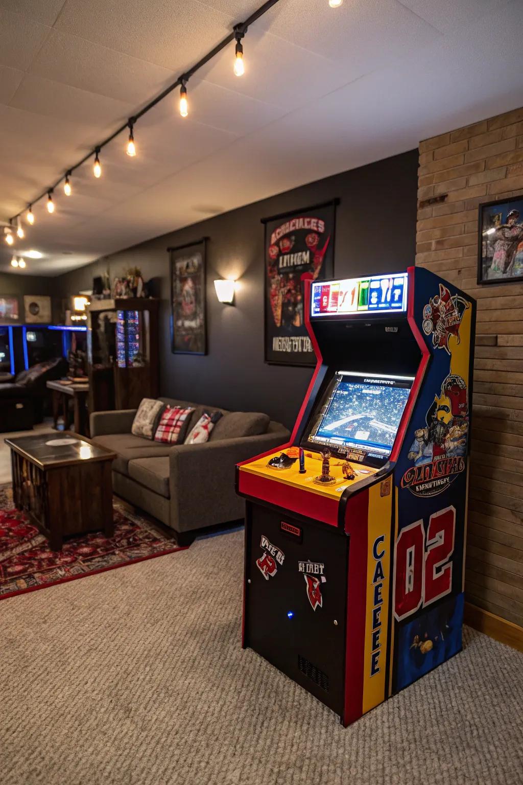 A DIY arcade machine adds a personal touch to your arcade.