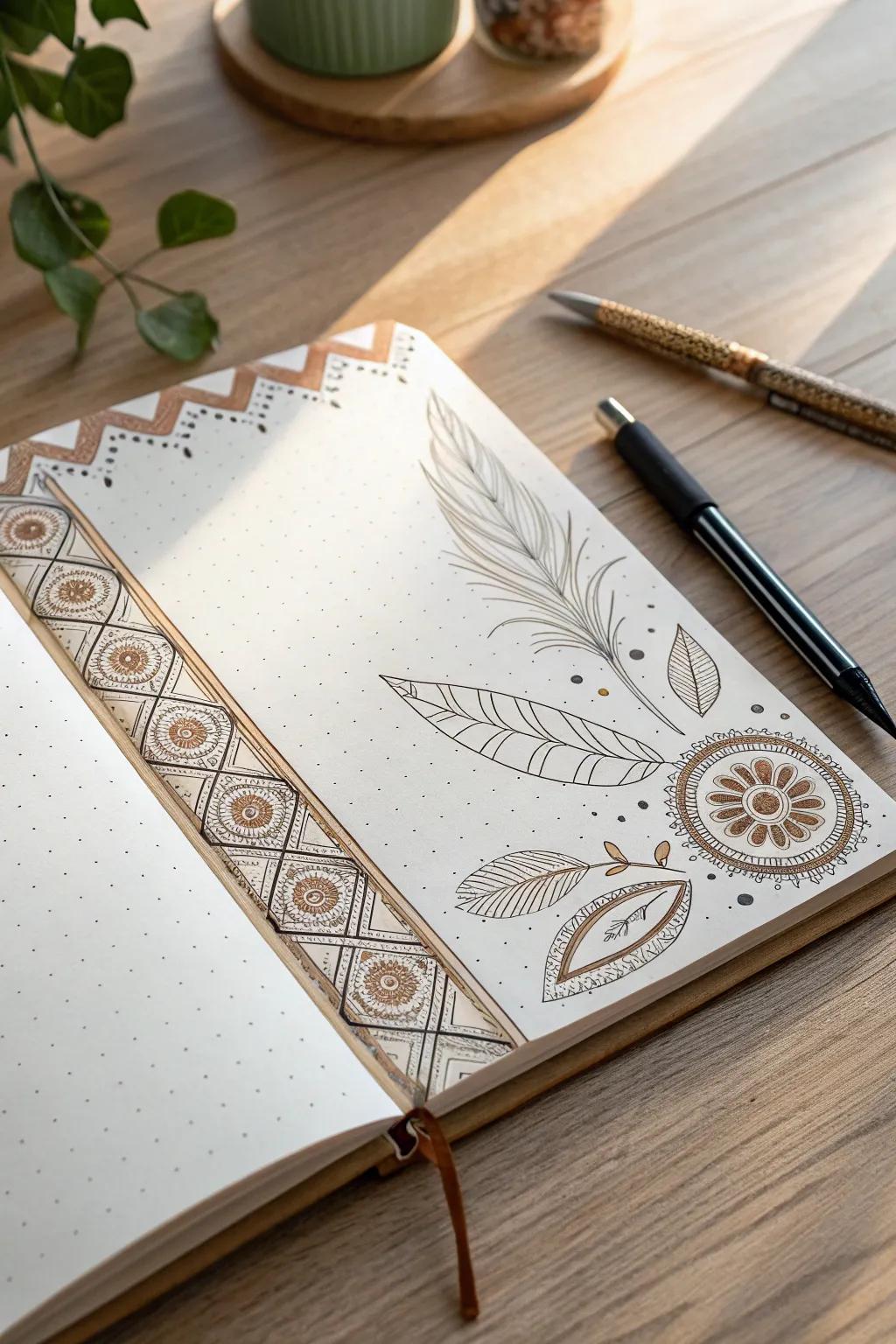Discover the art of Scandinavian-inspired borders—where simplicity meets intricate beauty.