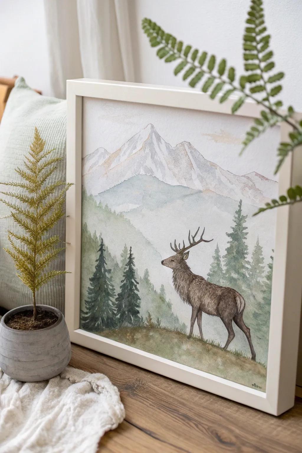 Embrace the serenity of nature with a touch of wildlife in your home decor.