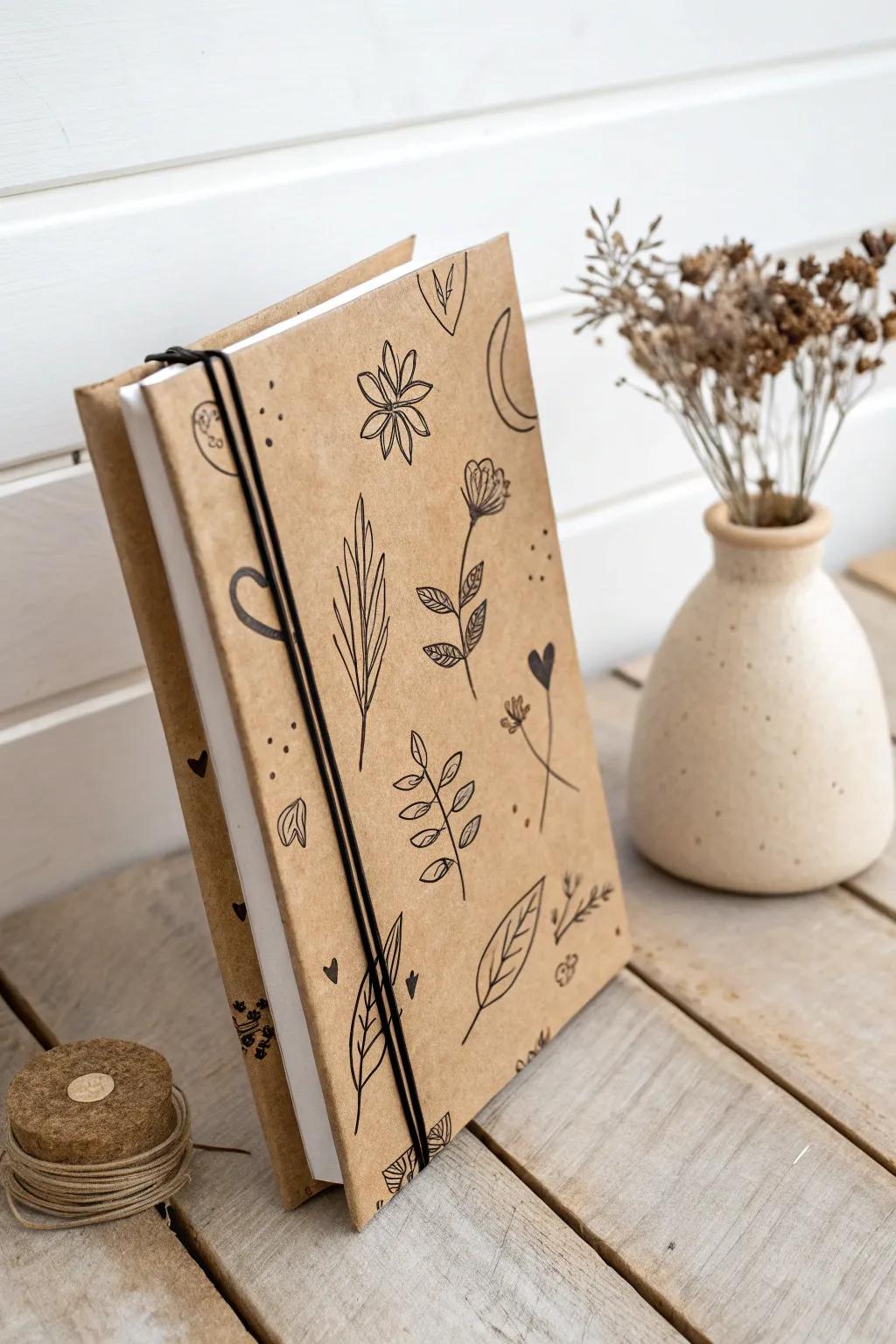 Transform ordinary into extraordinary with eco-friendly notebook covers. 🌿✨