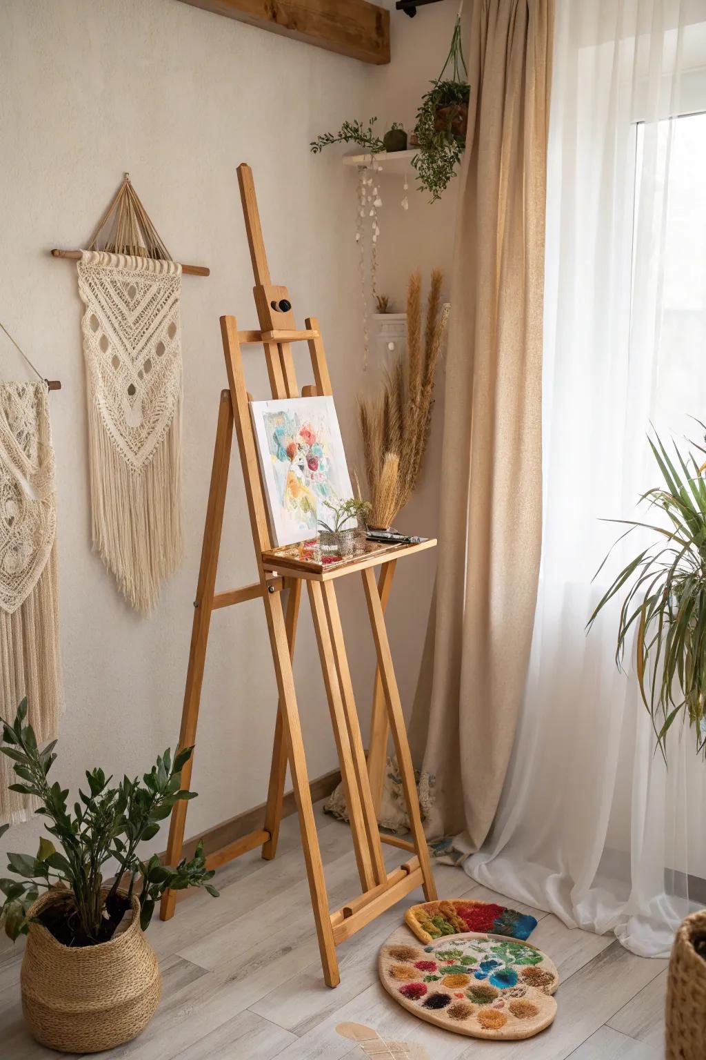 Capture creativity in a minimalist photo booth—where artistry meets fun!