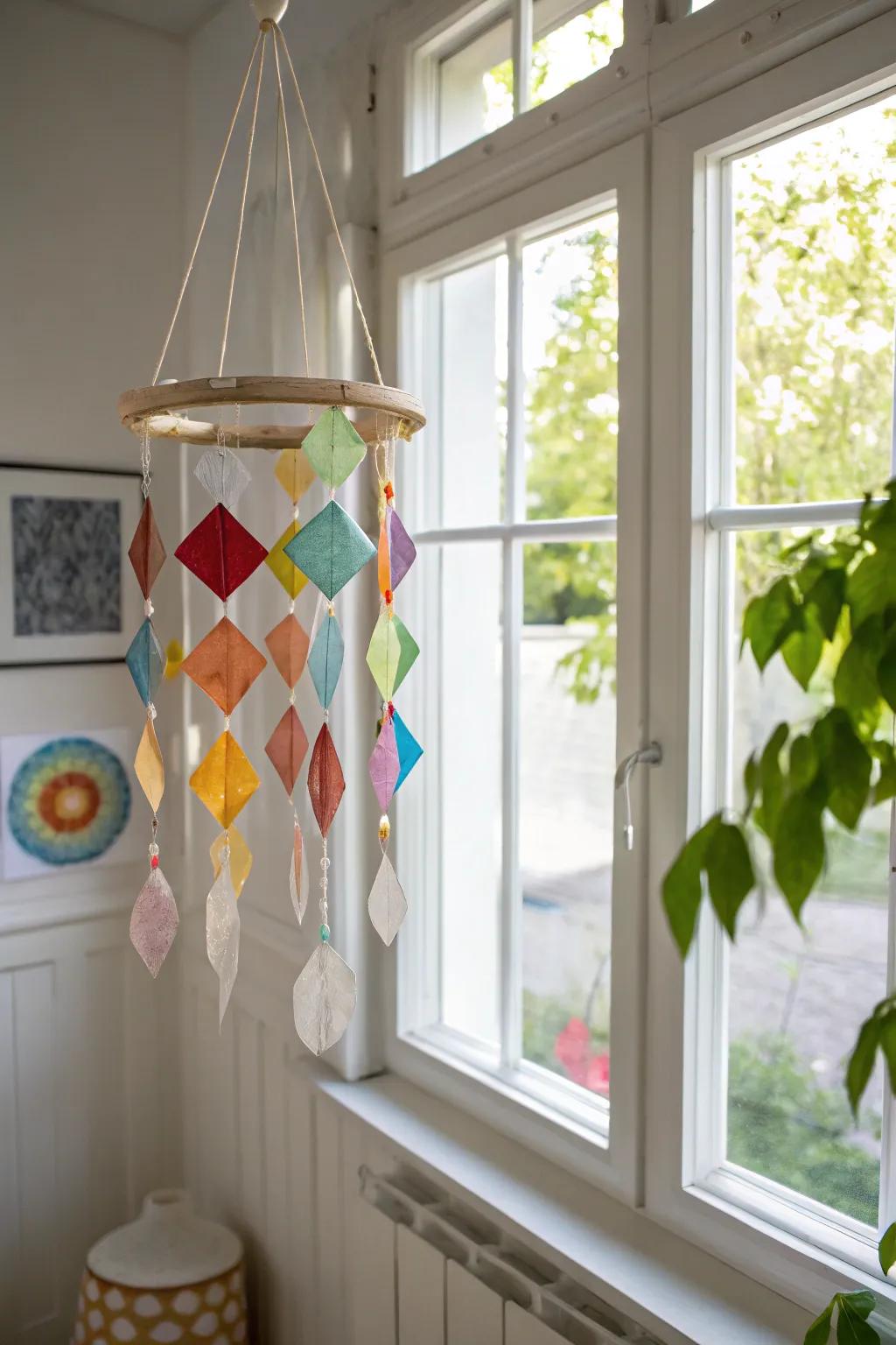 Brighten your space with the enchanting beauty of paper stained glass!