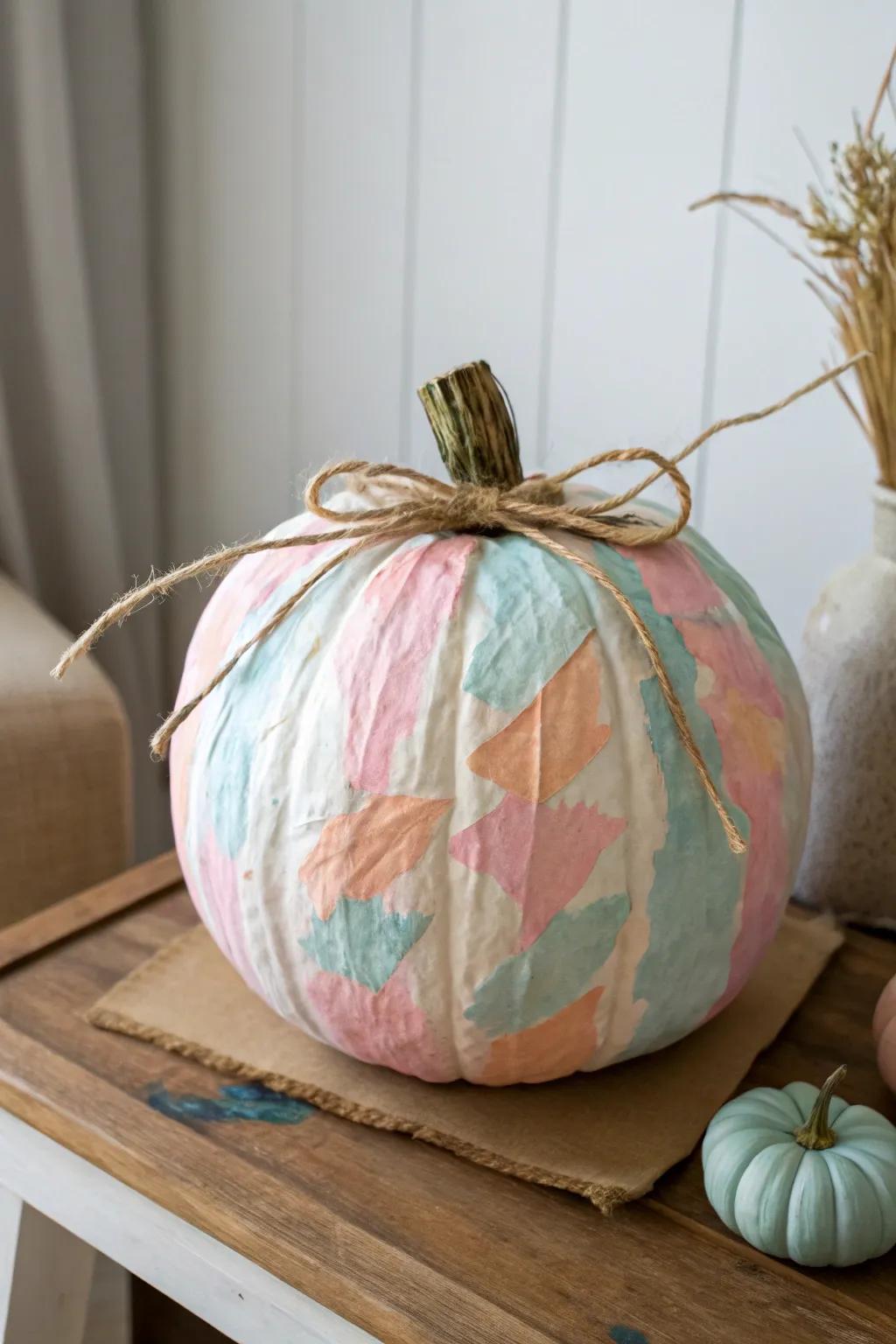Add a whimsical touch to your party decor with this charming pinata pumpkin filled with surprises!
