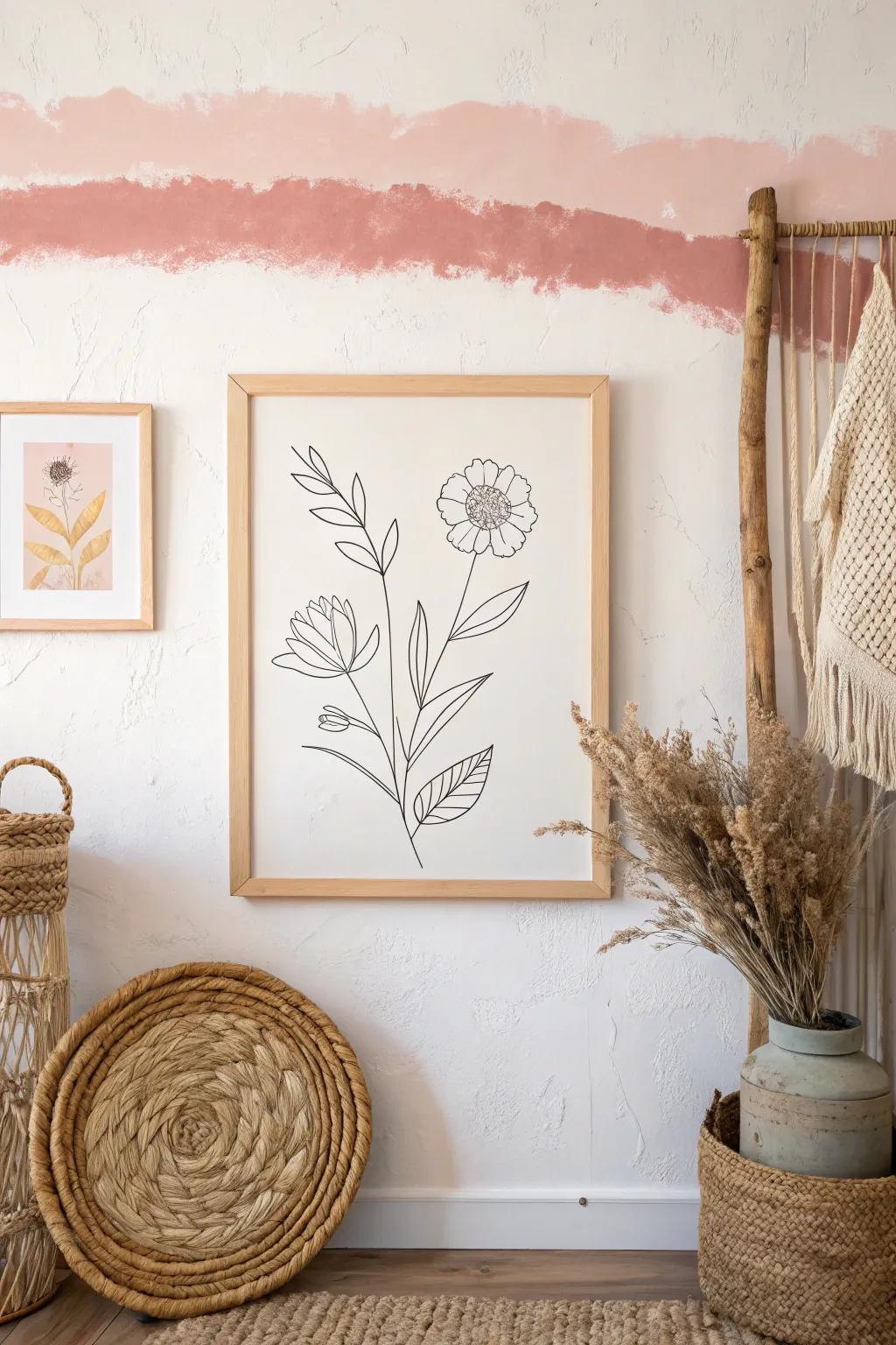 Transform your space with textured paint effects—where artistry meets minimalism.