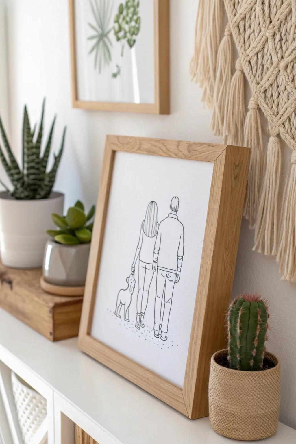 Capture cherished moments with custom prints that bring warmth and personality to your home.
